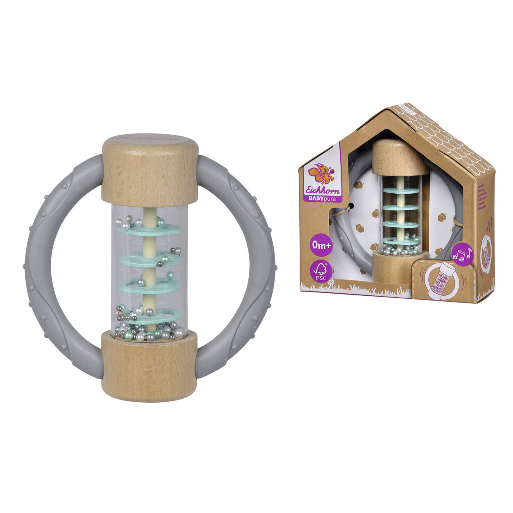 Simba 100005723 Eichhorn Baby Pure Çıngırak Yüzük