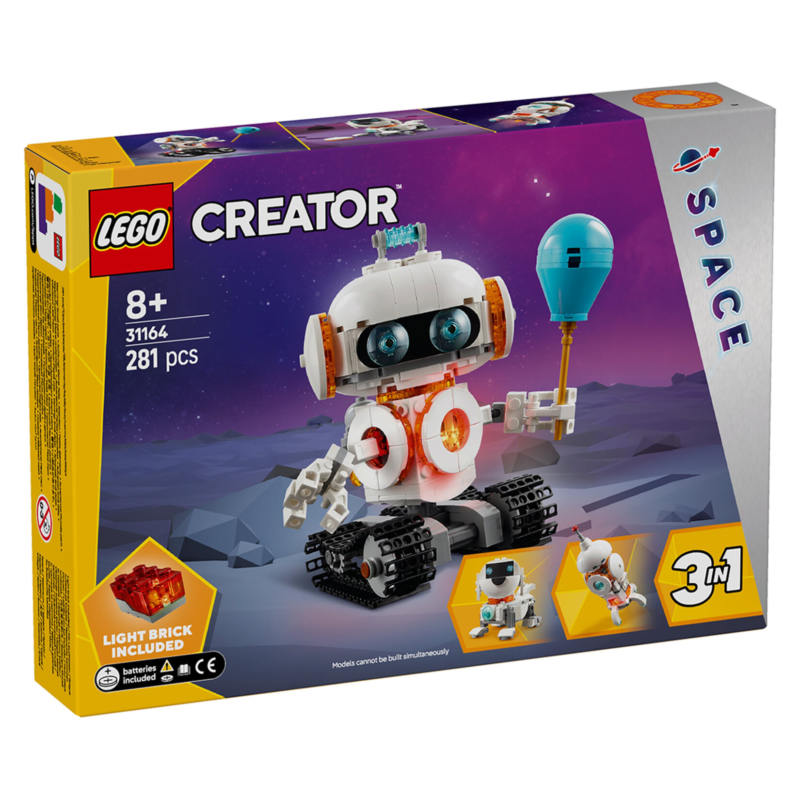 Lego 31164 Creator 3'ü 1 Arada Uzay Robotu