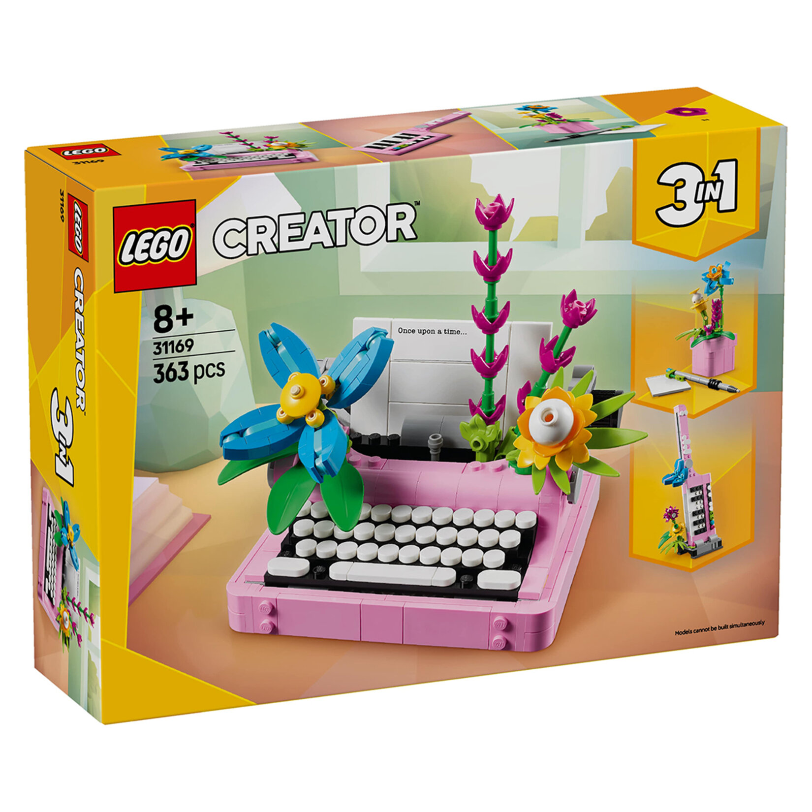 Lego 31169 Creator Çiçekli Daktilo 363 Parça 8+