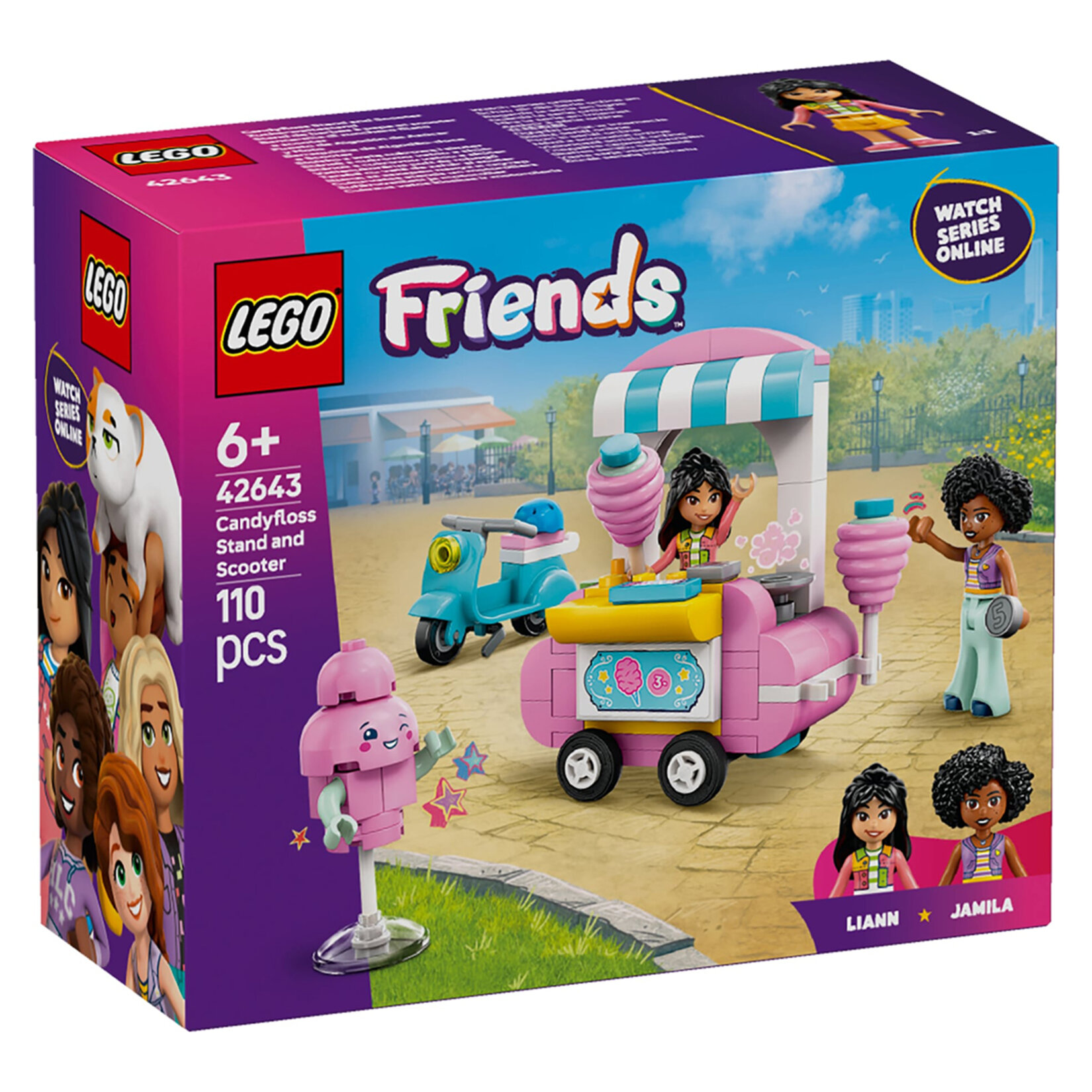 Lego 42643 Friends Pamuk Şeker Standı ve Scooter