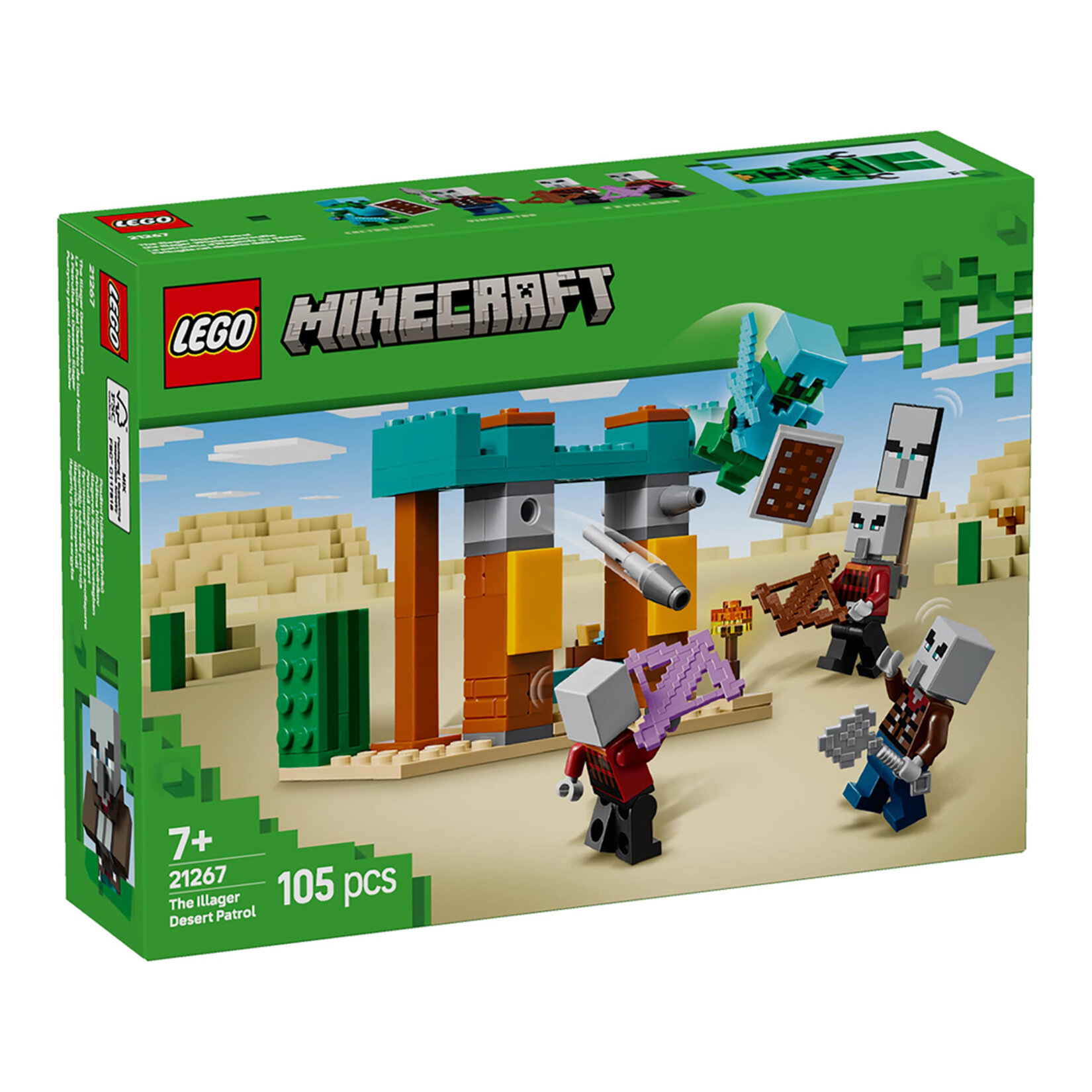 Lego 21267 Minecraft Serseri Köylü Çöl Devriyesi