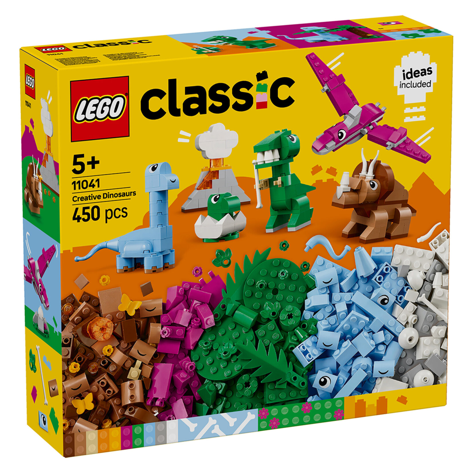 Lego 11041 Classic Yaratıcı Dinozorlar 450 Parça +5