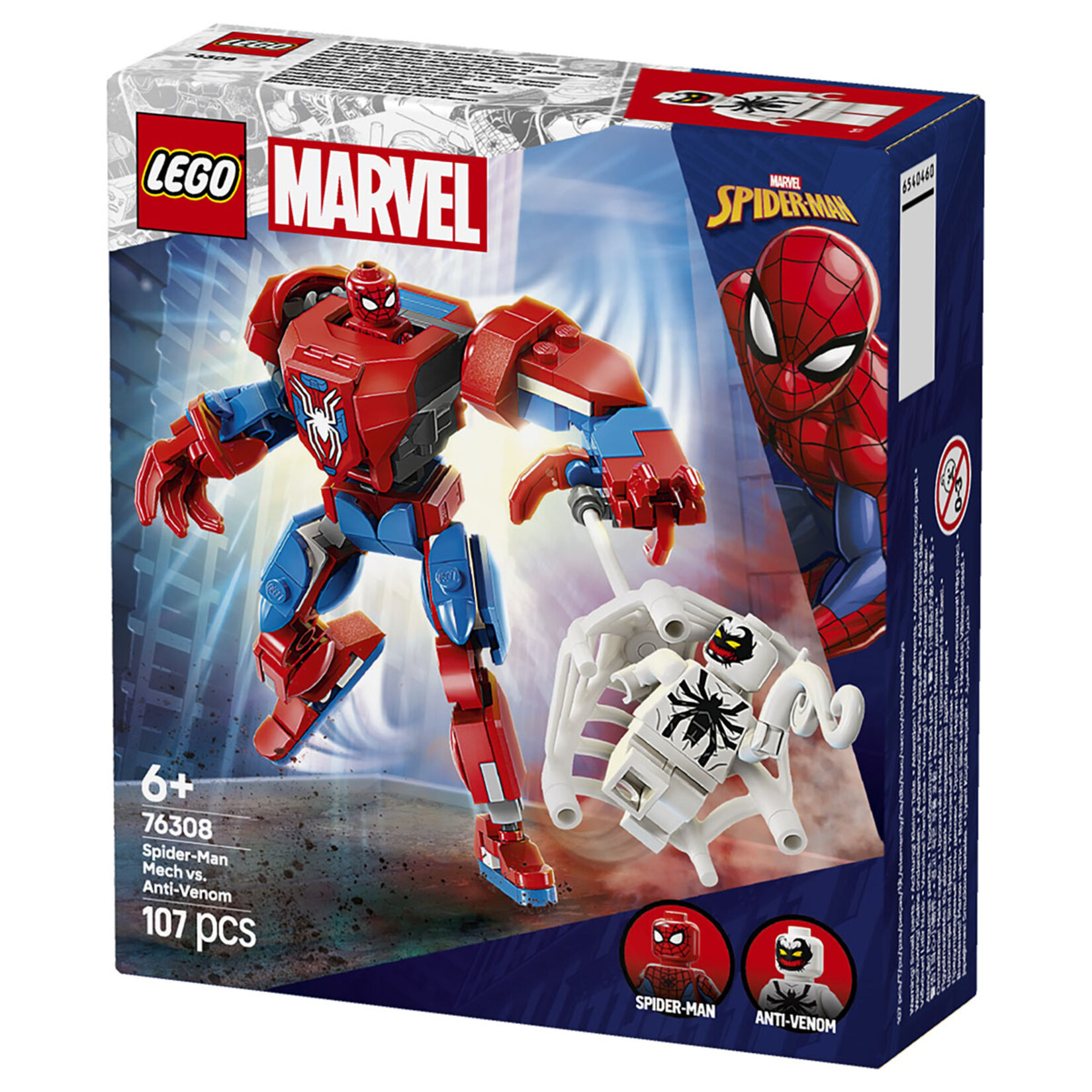 Lego 76308 Marvel Örümcek Adam Robotu Antı Venom'a
