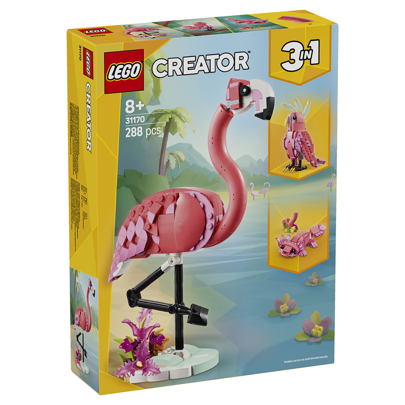 Lego 31170 Creator 3'ü 1 Arada Vahşi Hayvanlar Pembe