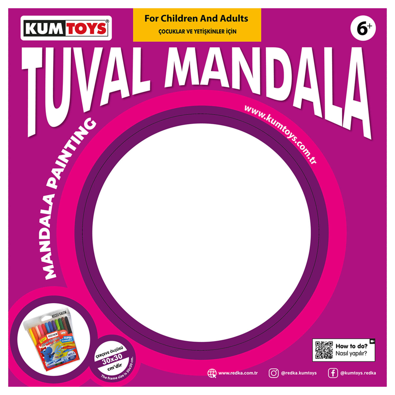 Redka Kumtoys Tuval Mandala