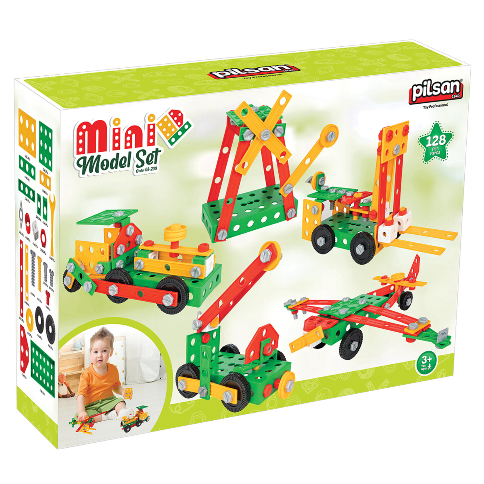 Pilsan Mini Maket Seti (128 Parça)