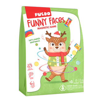 Puedo Funny Faces Magnetic Puzzles