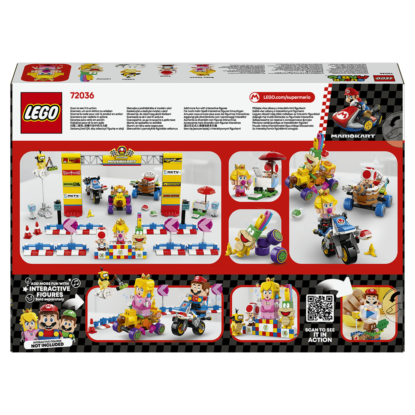 Lego 72036 Super Mario Kart Baby Peach ve Grand - Görsel 2