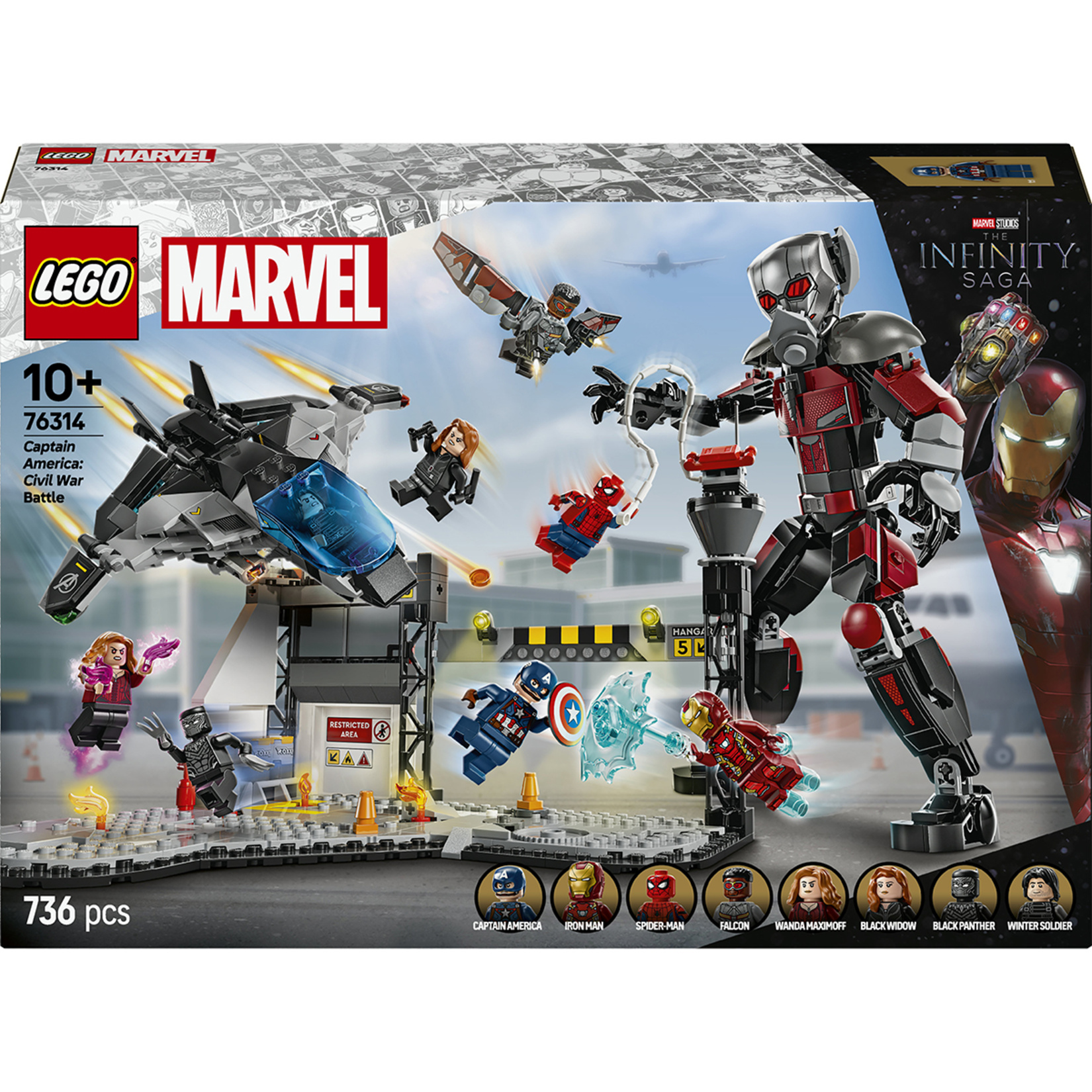 Lego 76314 Super Heroes Kaptan Amerika Kahramanlar - Görsel 1
