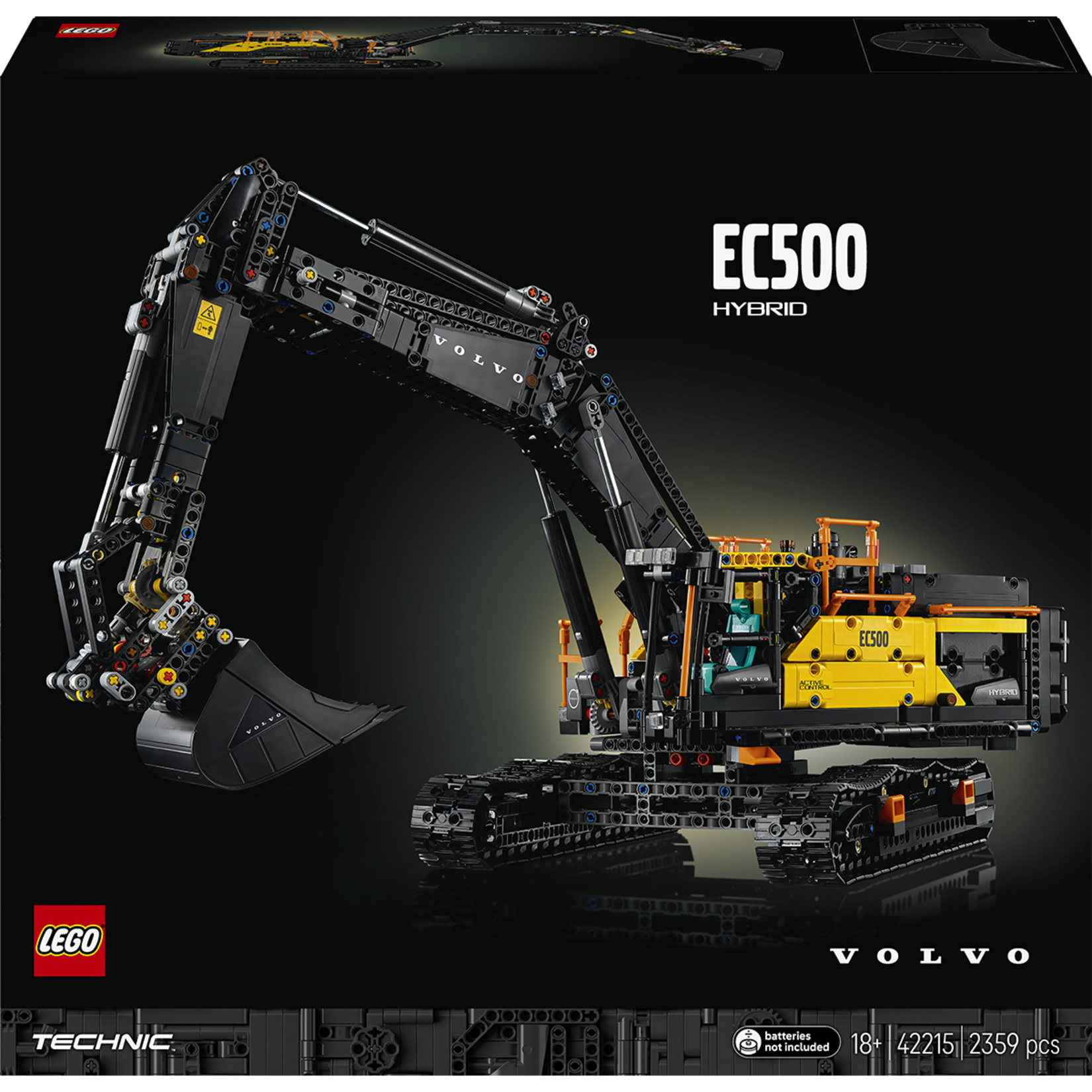 Lego Volvo EC500 Hybrid Ekskavatör 18+ Yaş - Görsel 1