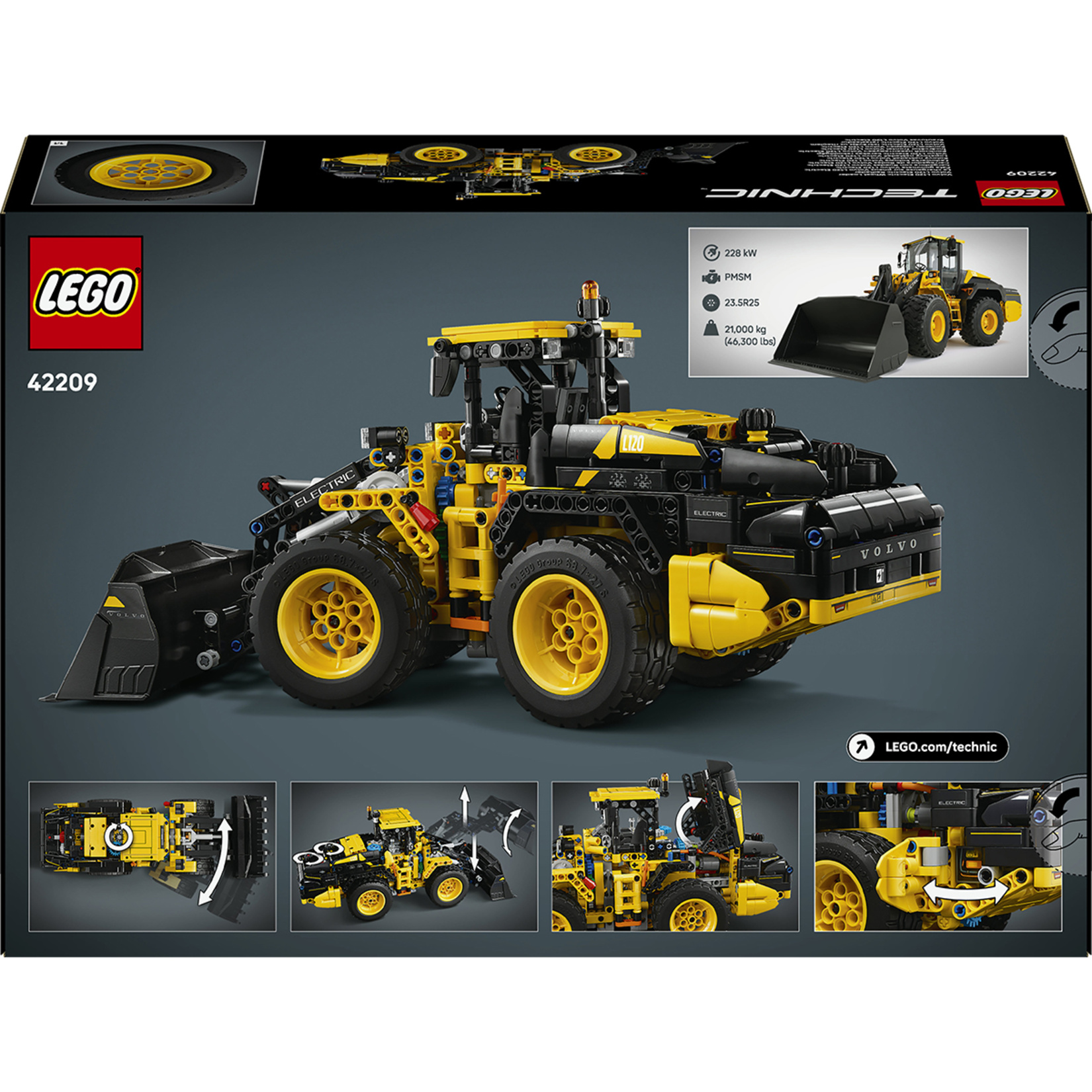 Lego Volvo L120 Electric Tekerlekli Yükleyici - Görsel 2