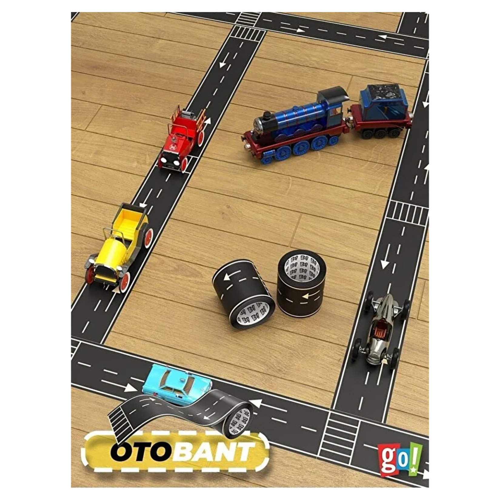 Go Toys Otobant Eğitici Yol Yapım Bandı 10 Mt