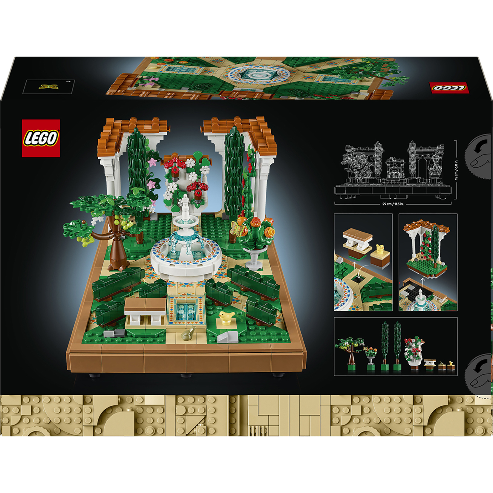 Lego Icons 10359 Fiskiyeli Bahçe 18+ Yaş 1302 Parça - Görsel 2