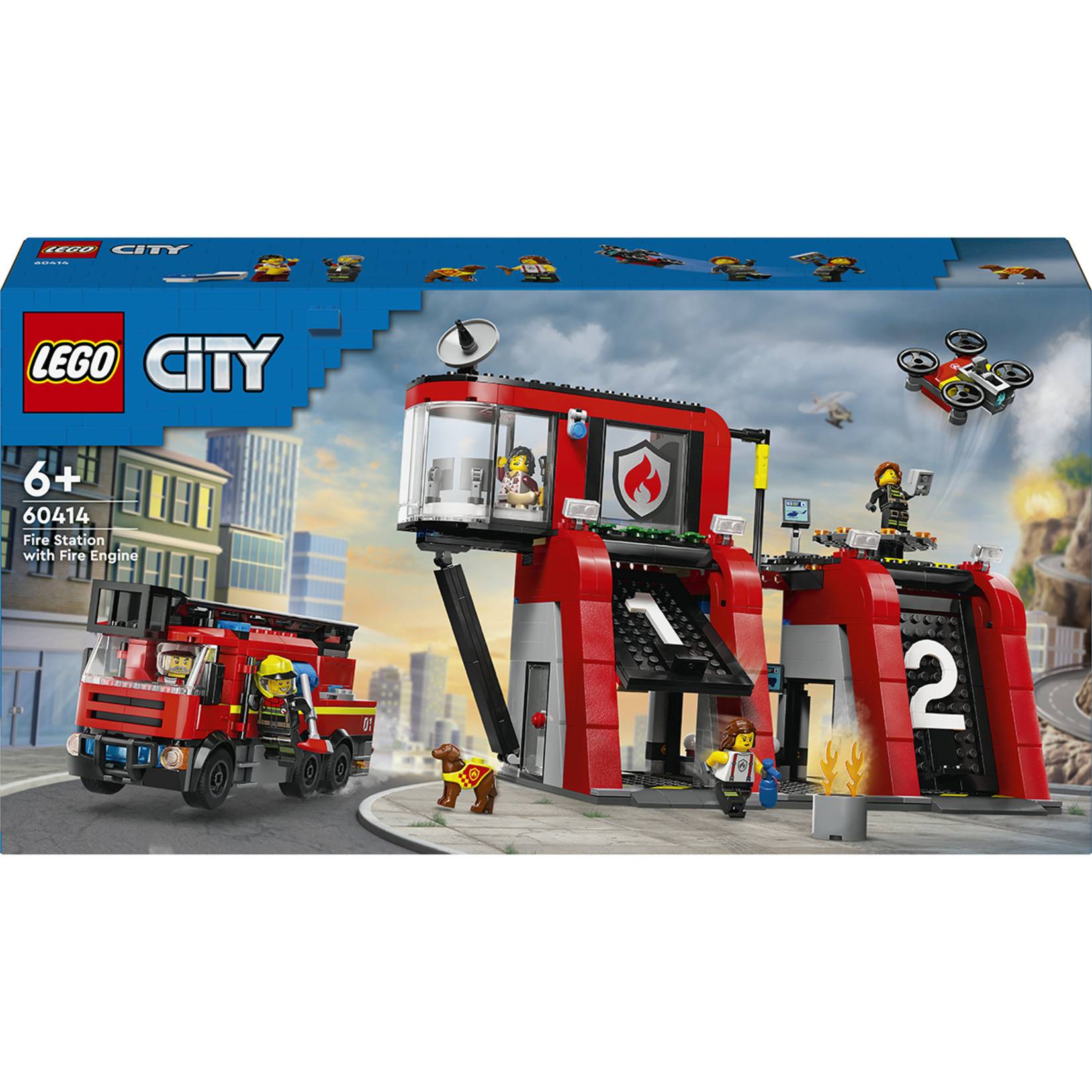 Lego City İtfaiye Kamyonlu İtfaiye Merkezi 6+ Yaş - Görsel 1