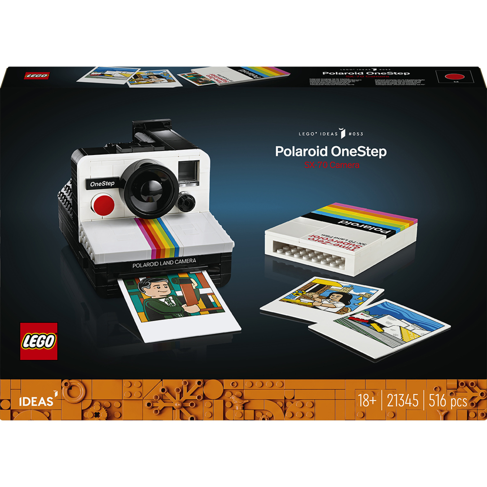 Lego Polaroid Onestep Sx-70 Kamera 18+ Yaş 516 Parça - Görsel 1