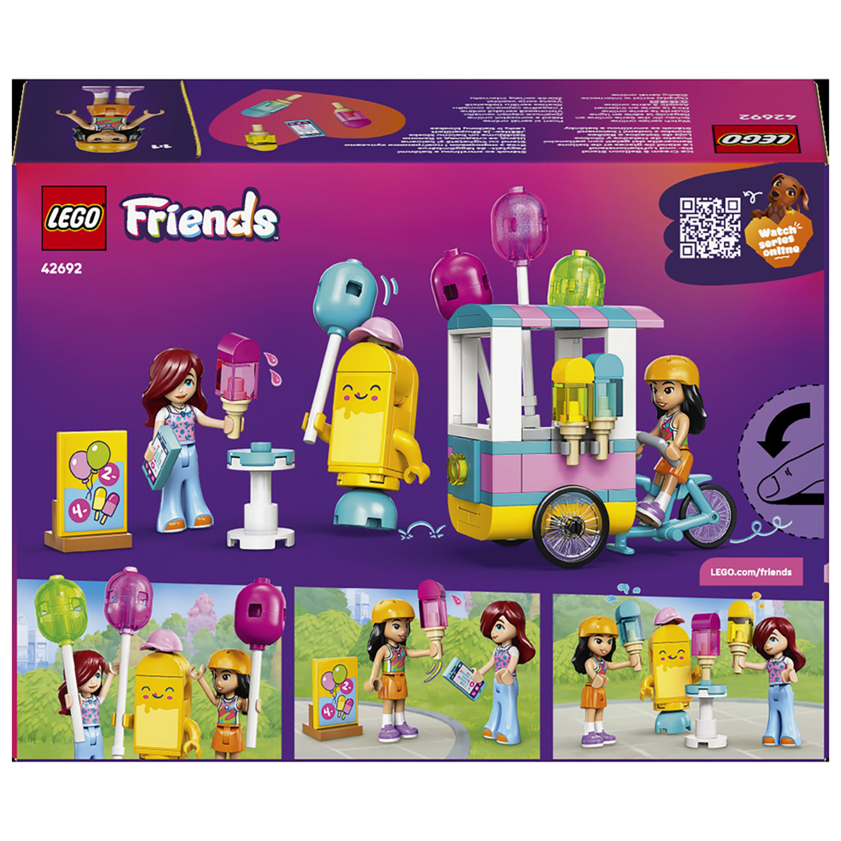 Lego Friends Dondurma ve Balon Standı 42692 - Görsel 2