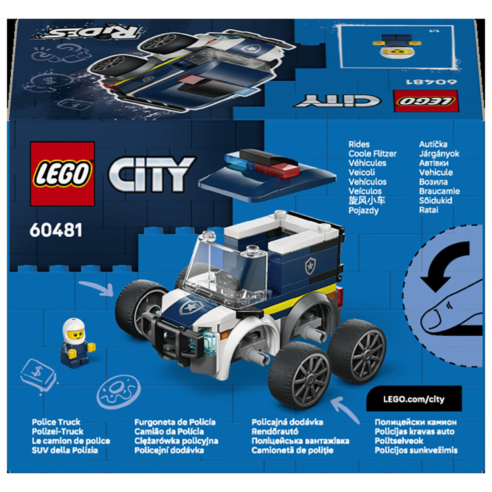 Lego City Araçlar Polis Kamyonu 71 Parça 60481 - Görsel 2