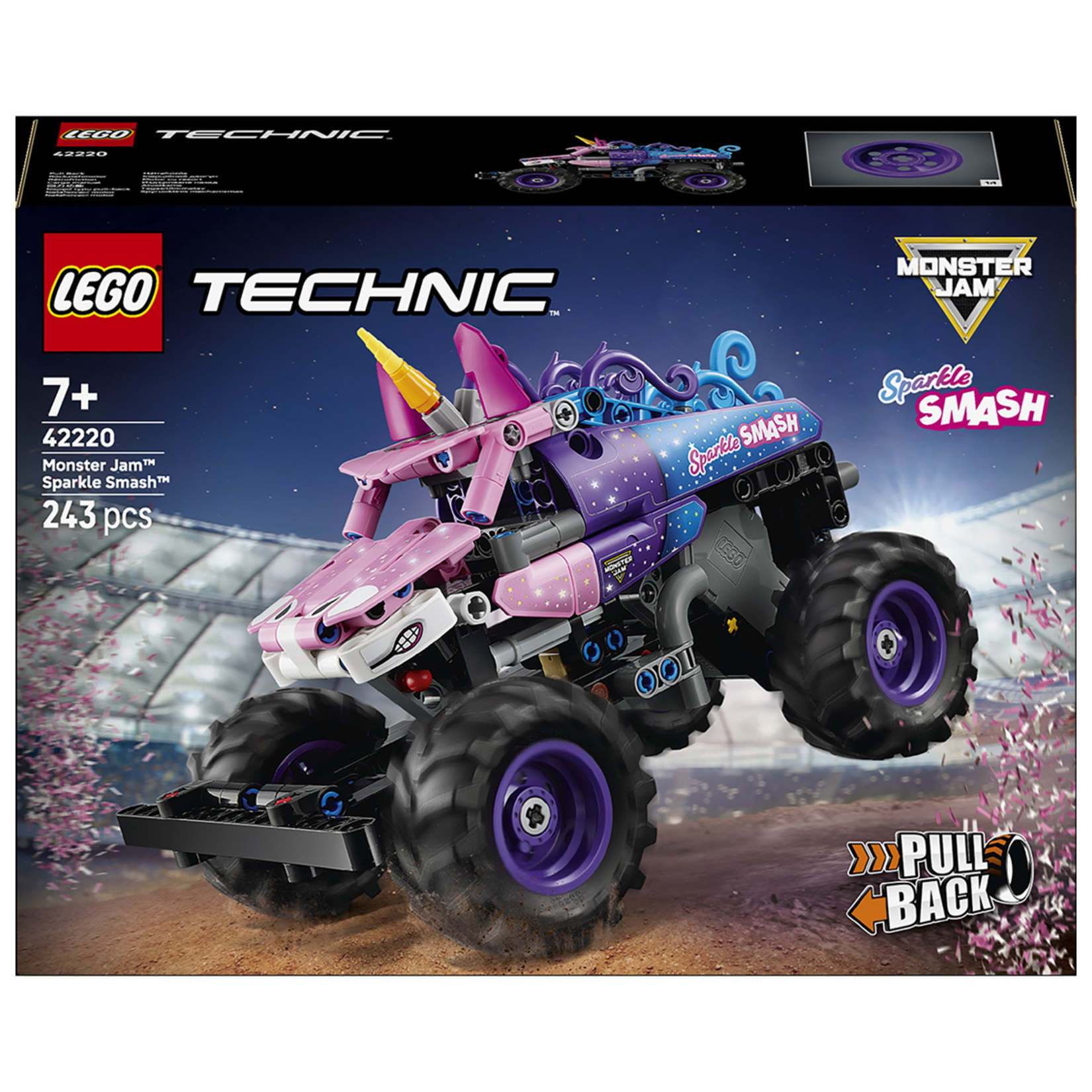 LegoTechnic Monster Jam Sparkle Çek-Bırak  42220 - Görsel 1