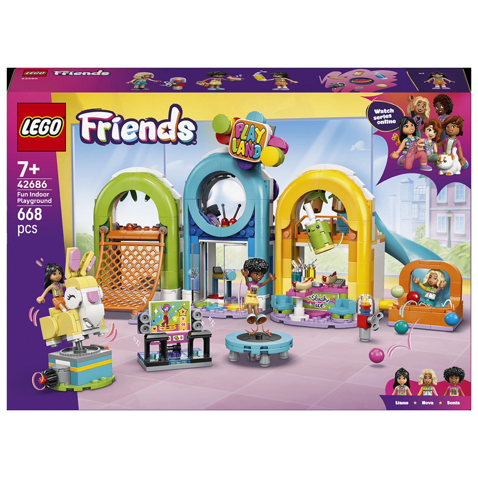 Lego Friends Eğlenceli Kapalı Oyun Parkı 42686 - Görsel 1