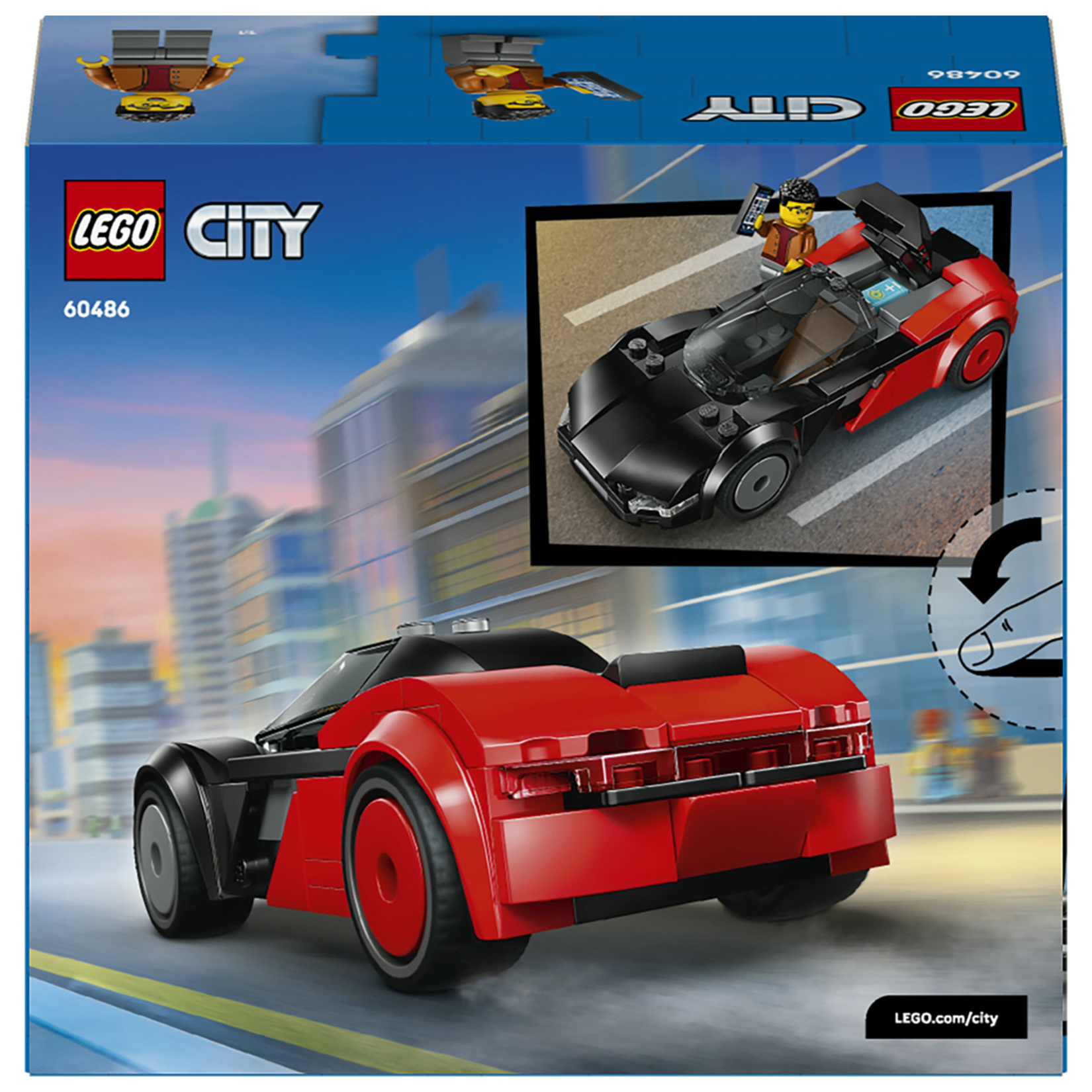 Lego City Elektrikli Süper Araba 109 Parça 60486 - Görsel 2