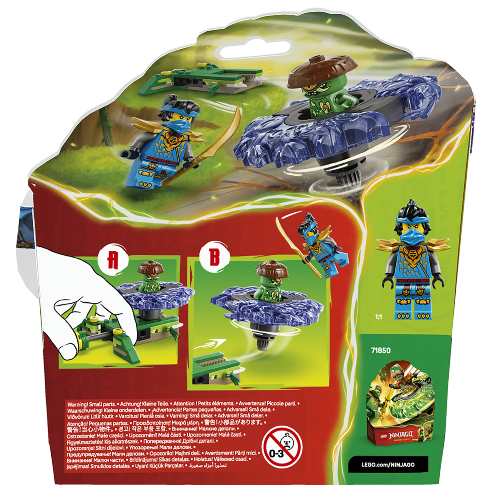 Lego Ninjago  Nya Mutasyon Canavarı Topacına 71849 - Görsel 2