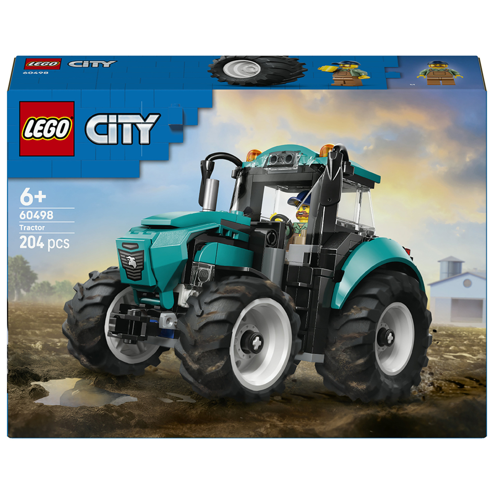 Lego City 60498 Traktör 6+ Yaş 204 Parça 60498 - Görsel 1