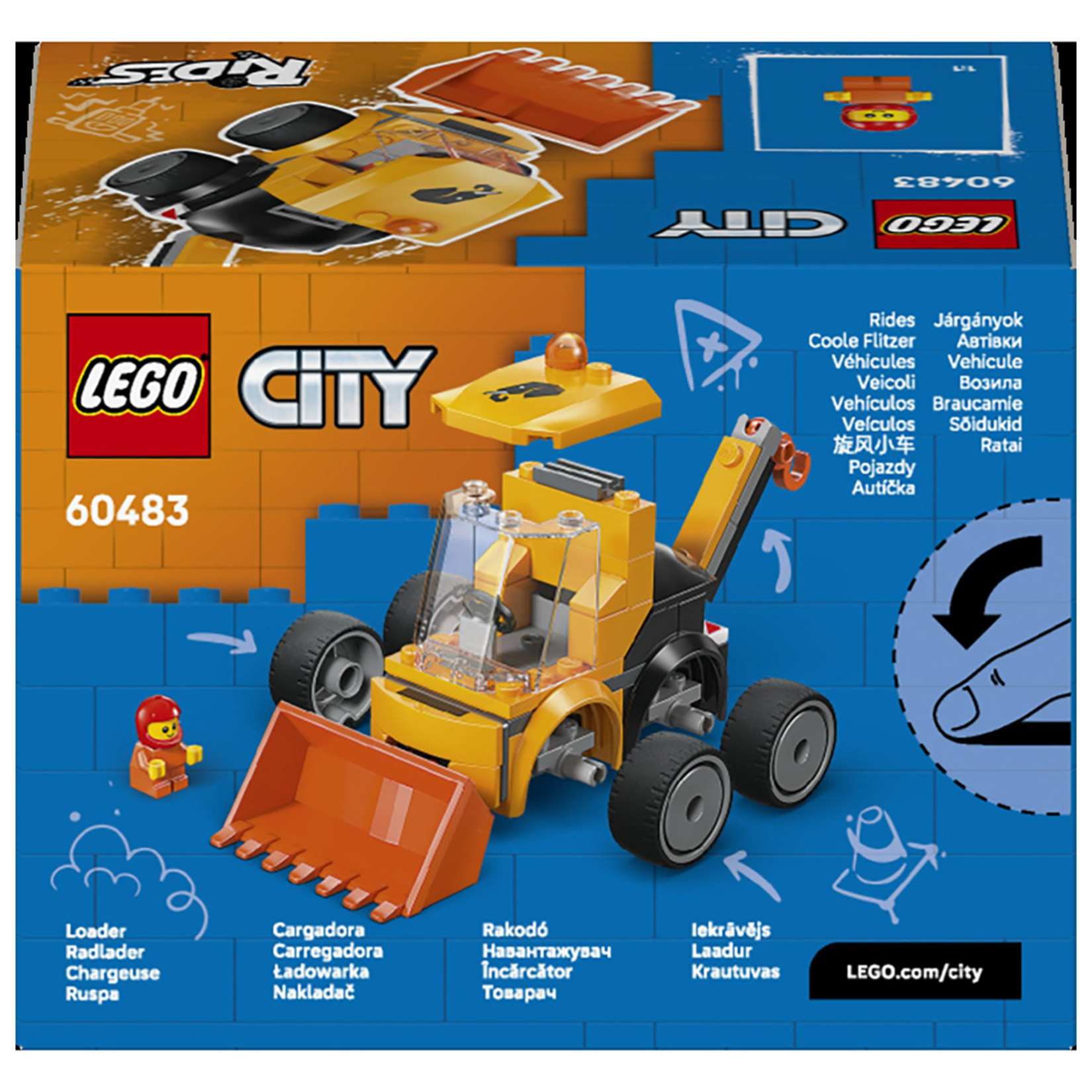 Lego City Araçlar İnşaat Yükleyicisi 61 Parça 60483 - Görsel 2