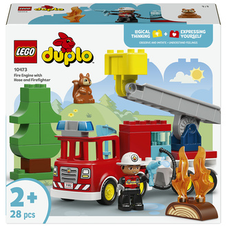 Lego Duplo Hortumlu İtfaiye Aracı ve İtfaiyeci 10473