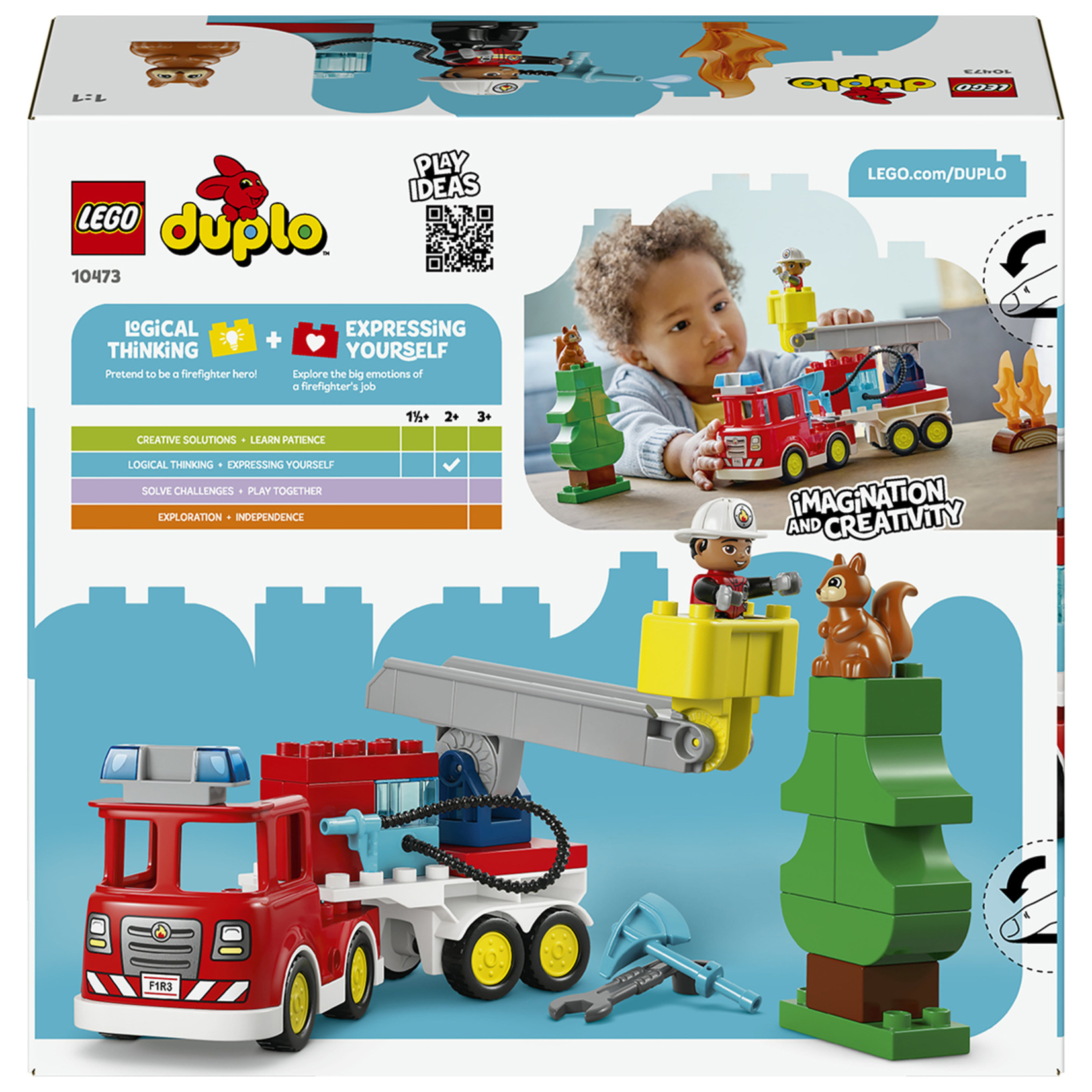 Lego Duplo Hortumlu İtfaiye Aracı ve İtfaiyeci 10473 - Görsel 2