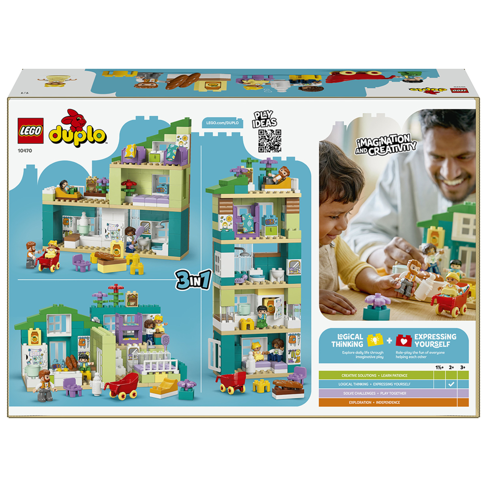 Lego Duplo 3ü1 Arada Figürlü Modern Aile Evi 10470 - Görsel 2