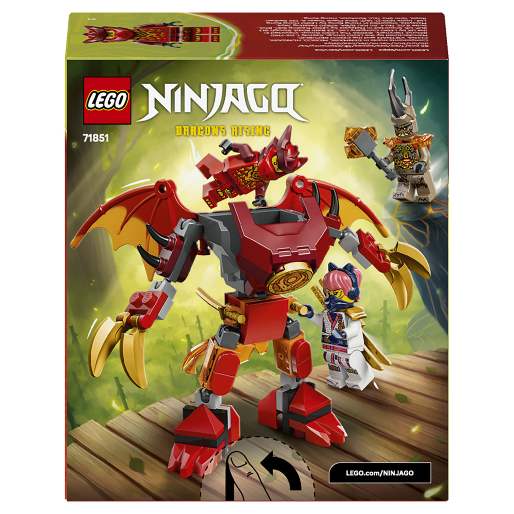 Lego Ninjago Kai'nin Ejderha Robotu Savaş Paketi 71851 - Görsel 2