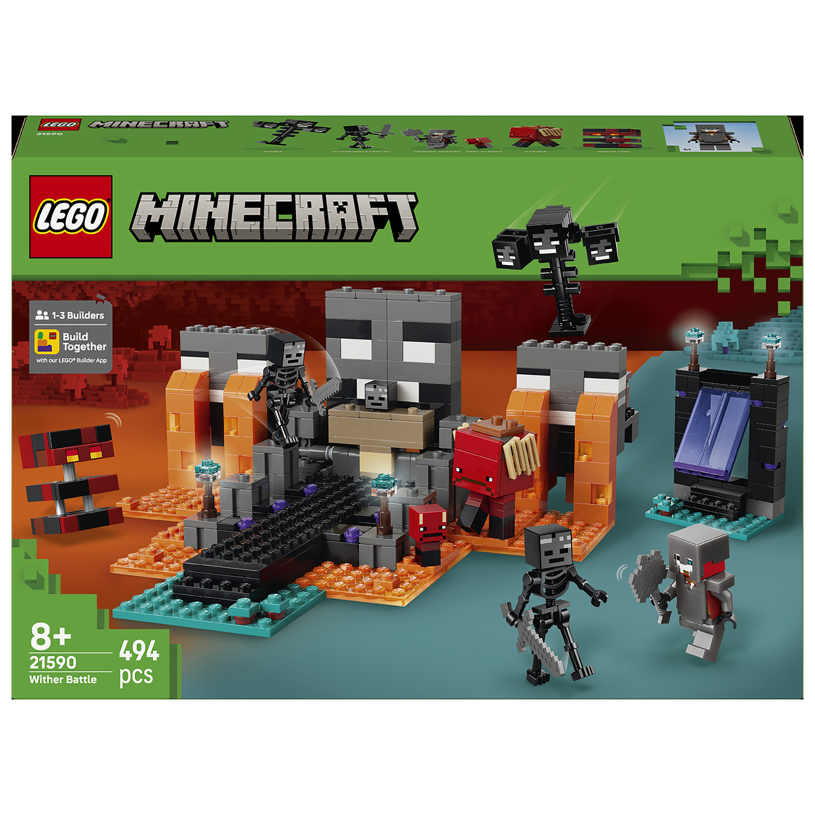 Lego Minecraft Wither Savaşı 494 Parça 21590 - Görsel 1