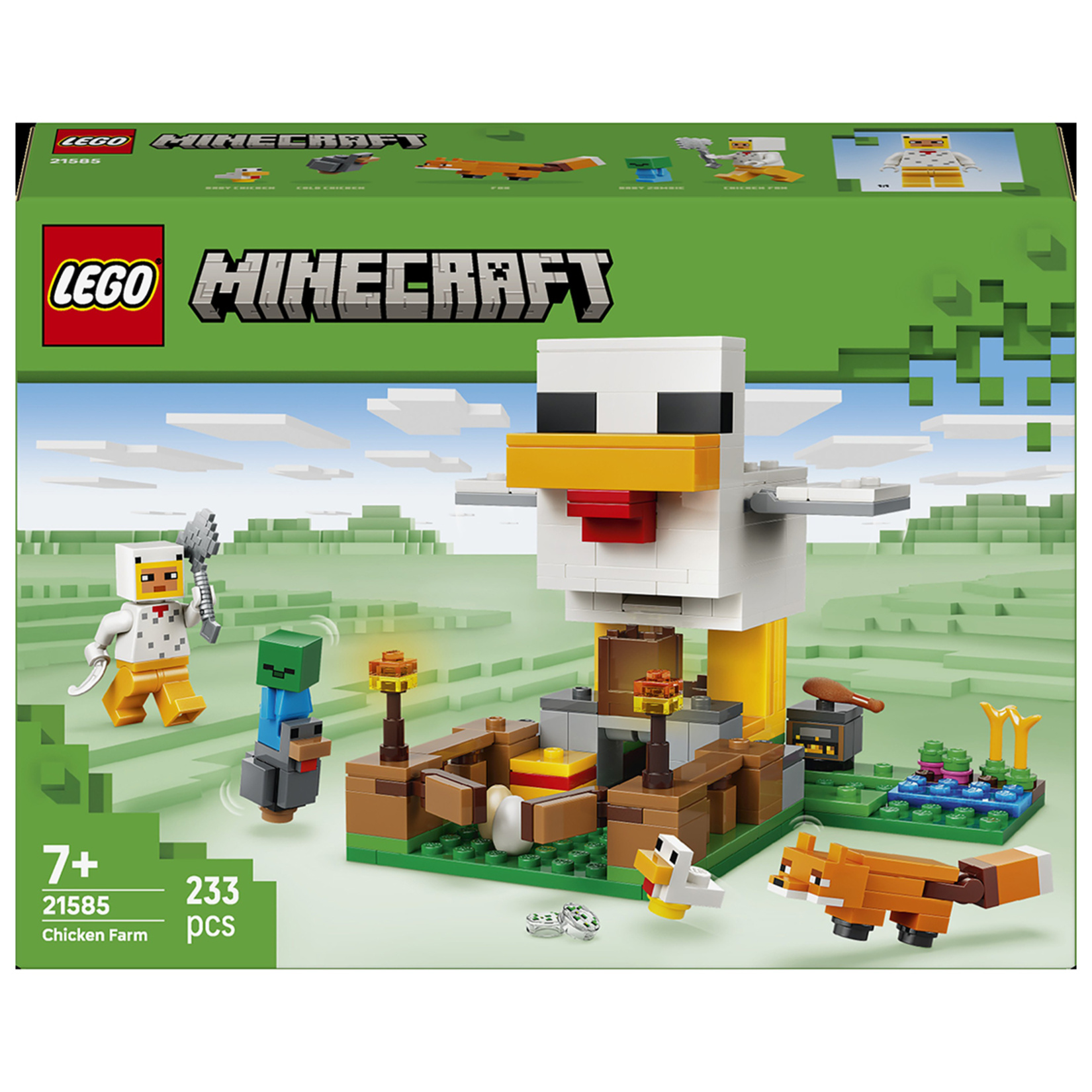 Lego Minecraft Tavuk Çiftliği 233 Parça 21585 - Görsel 1