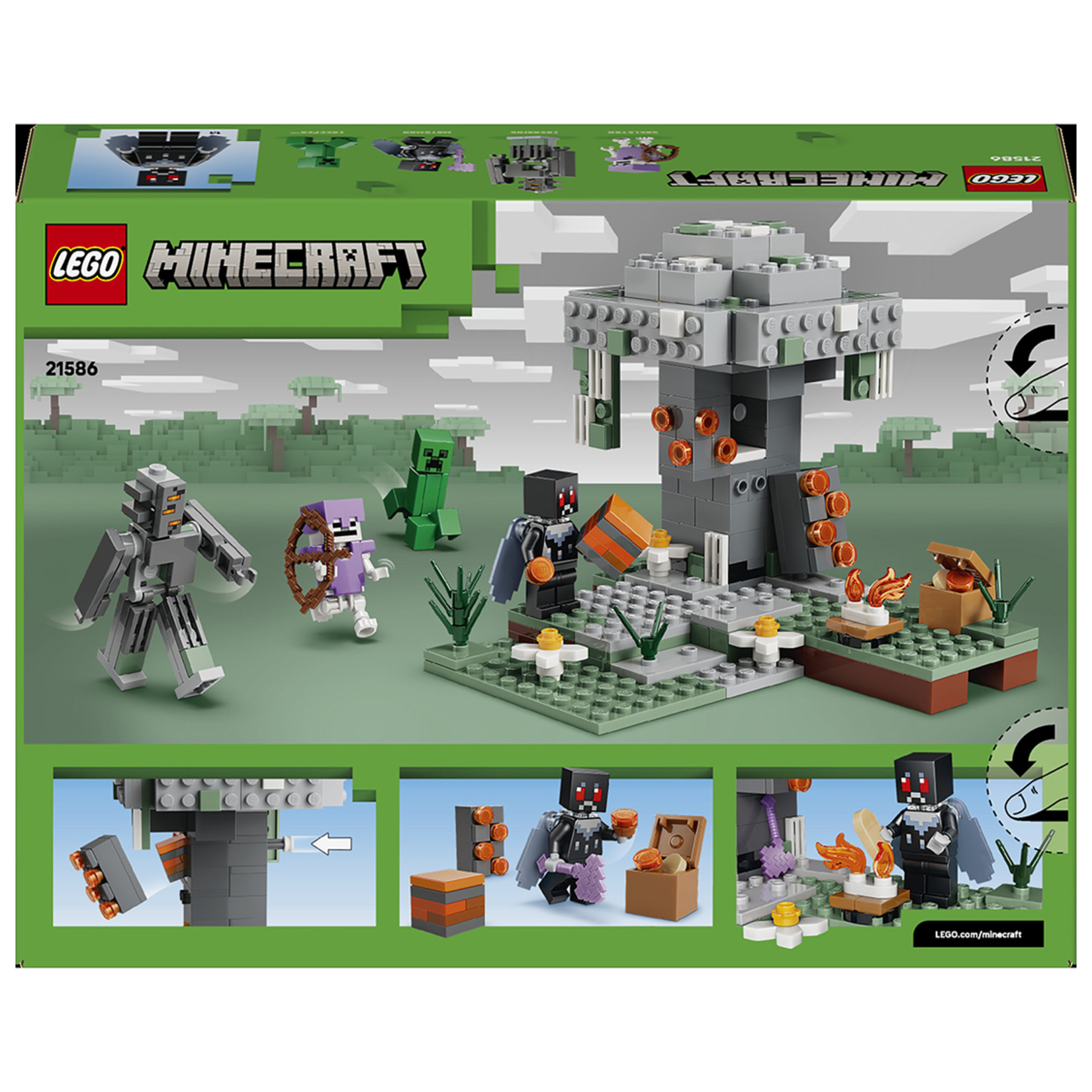 Lego Minecraft Solgun Bahçe 243 Parça +7 Yaş 21586 - Görsel 2
