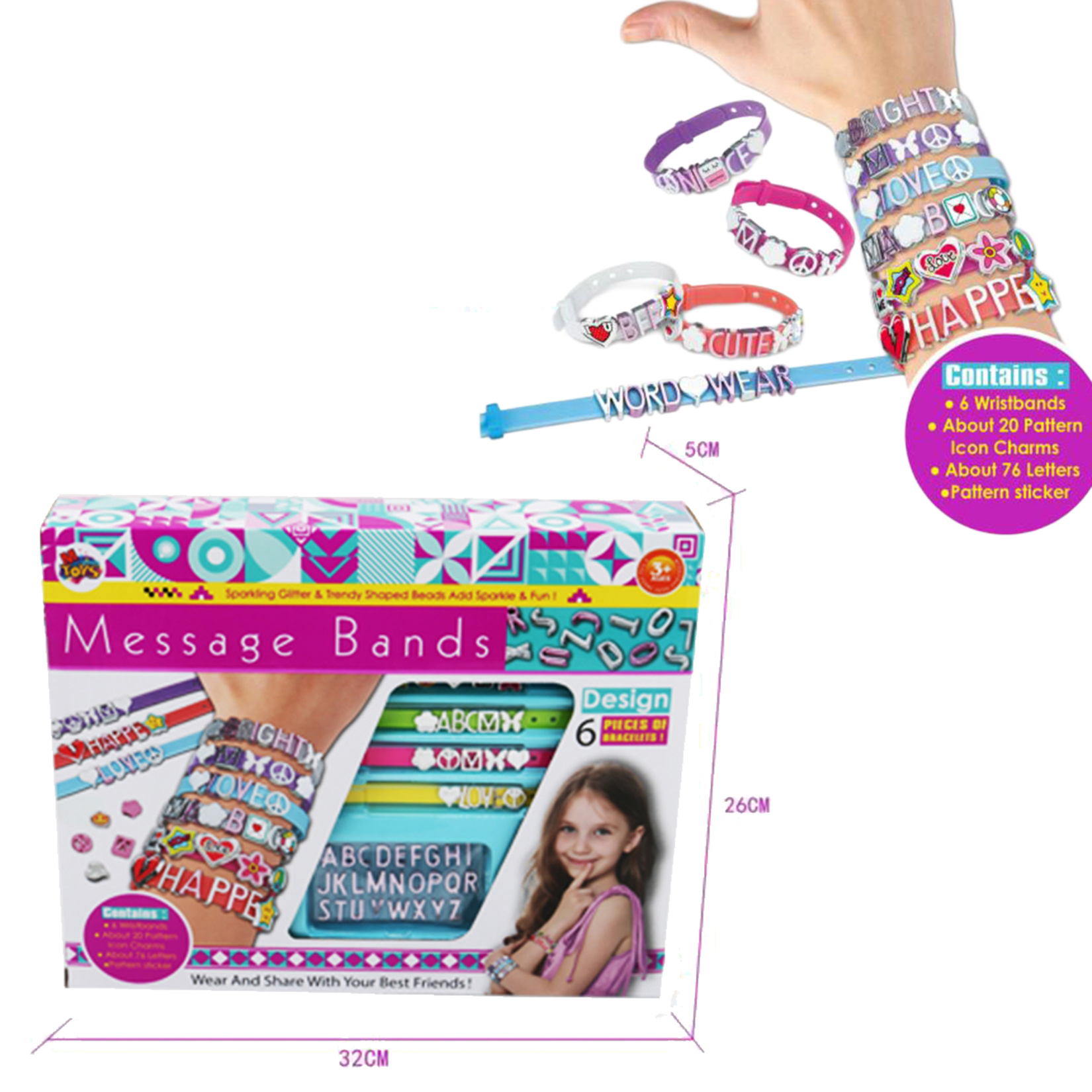 M Toys Oyuncak Kendin Yap Takı Seti 2929-11916 - Görsel 2