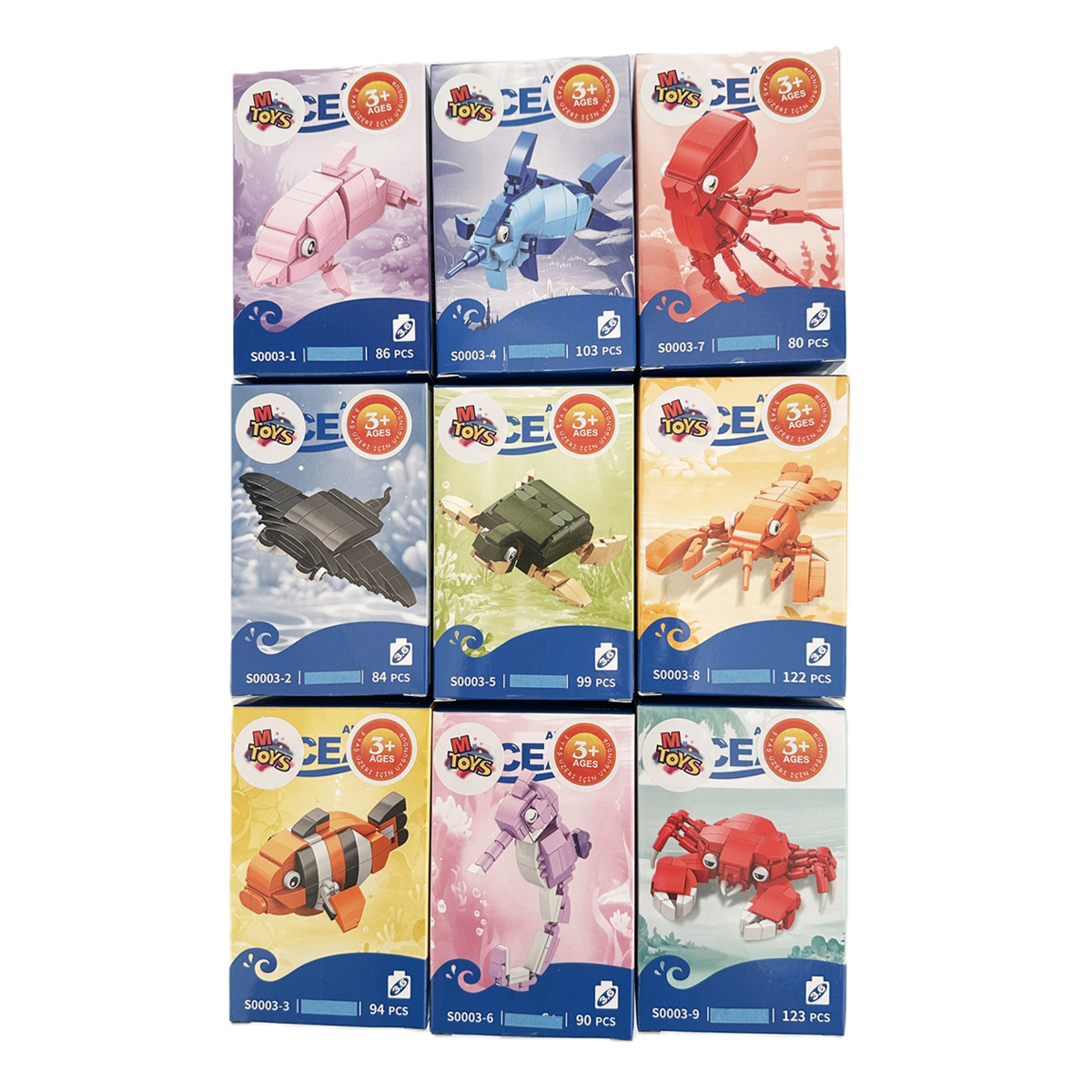 M Toys Deniz Canlıları Blok 2929-11933