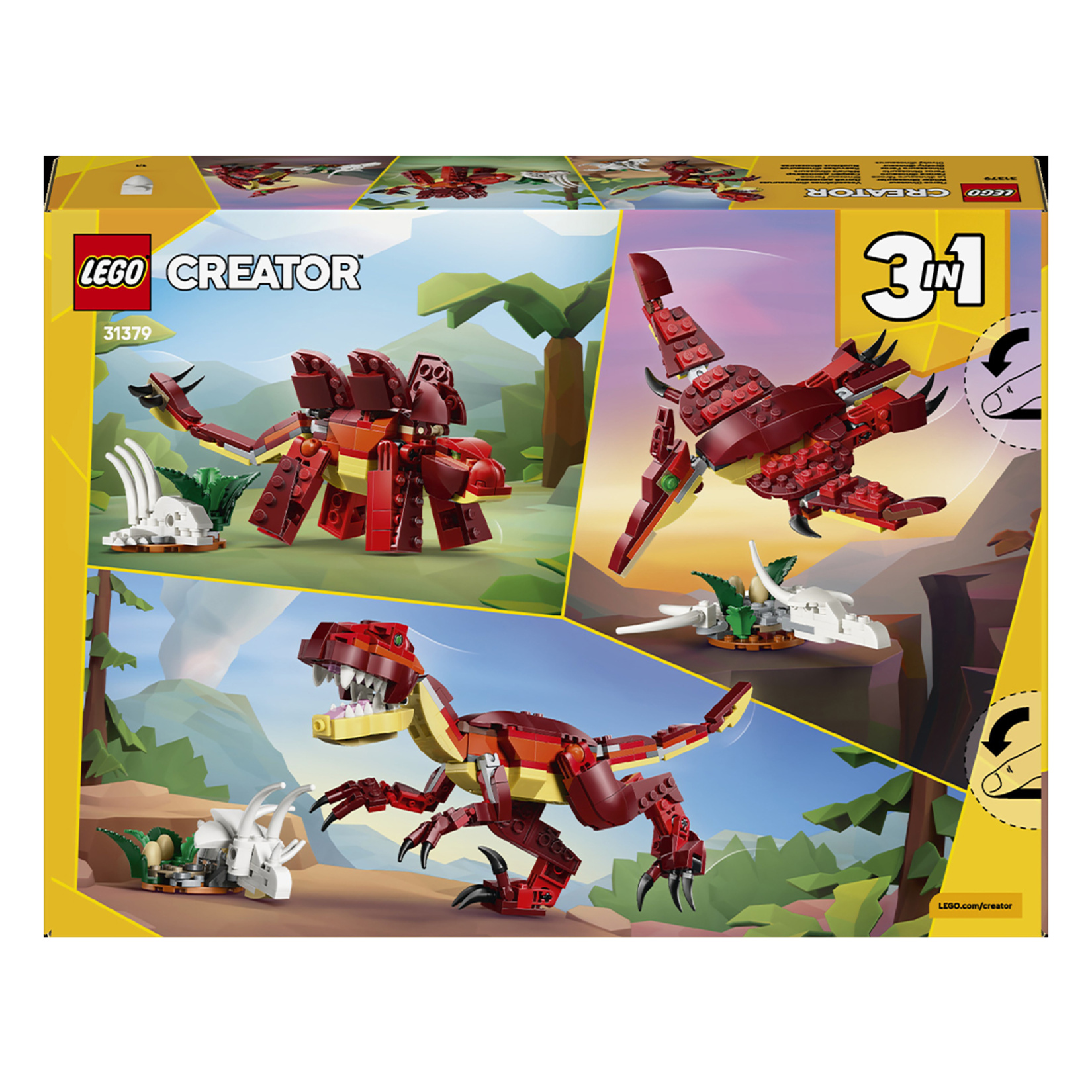 Lego 31379 Creator Vahşi Dinozor 283 Parça 8+ Yaş - Görsel 2