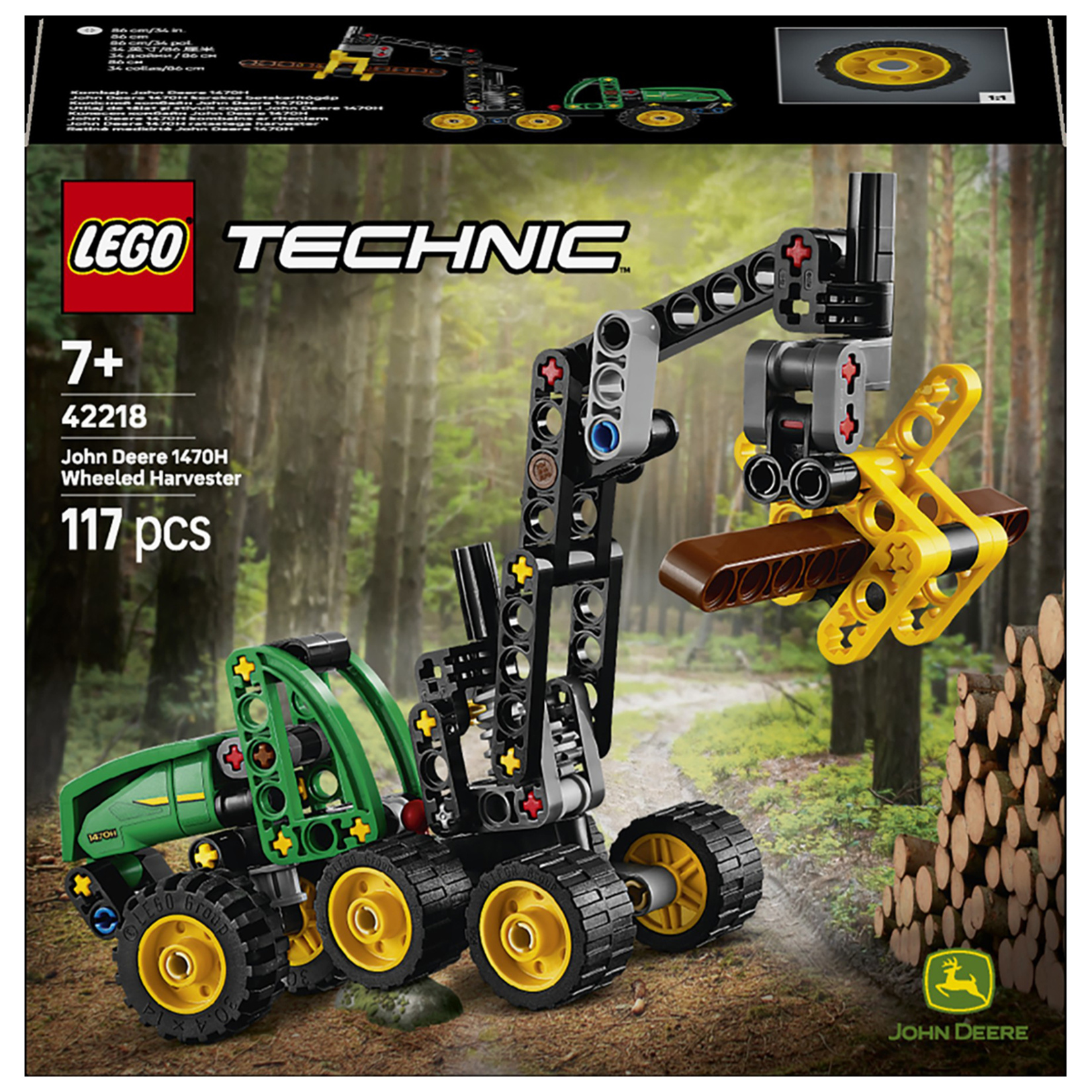 Lego Technic John Deere 1470H Orman Makinesi  42218 - Görsel 1