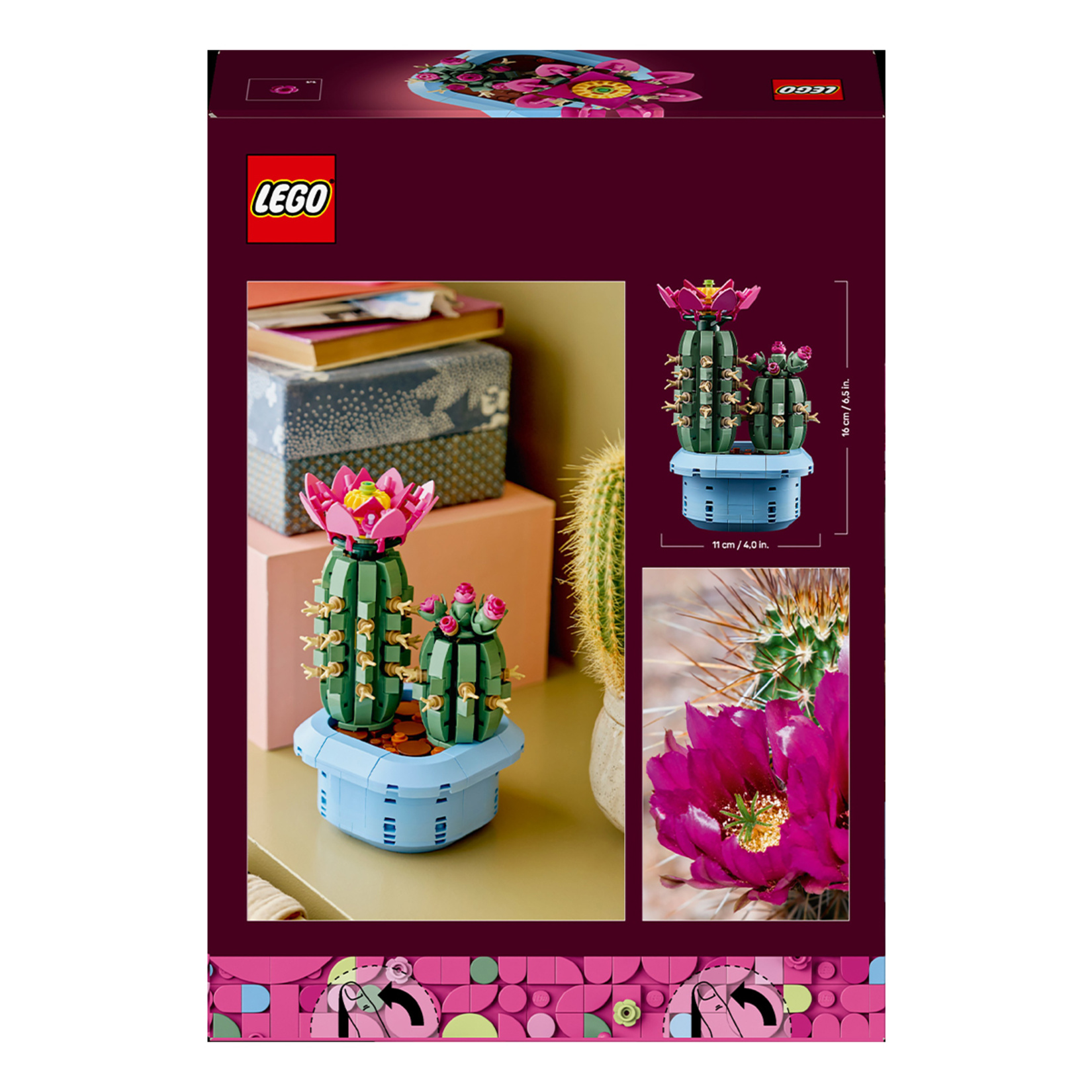 Lego 11509 Botanical Çiçekli Kaktüs 482 Parça - Görsel 2