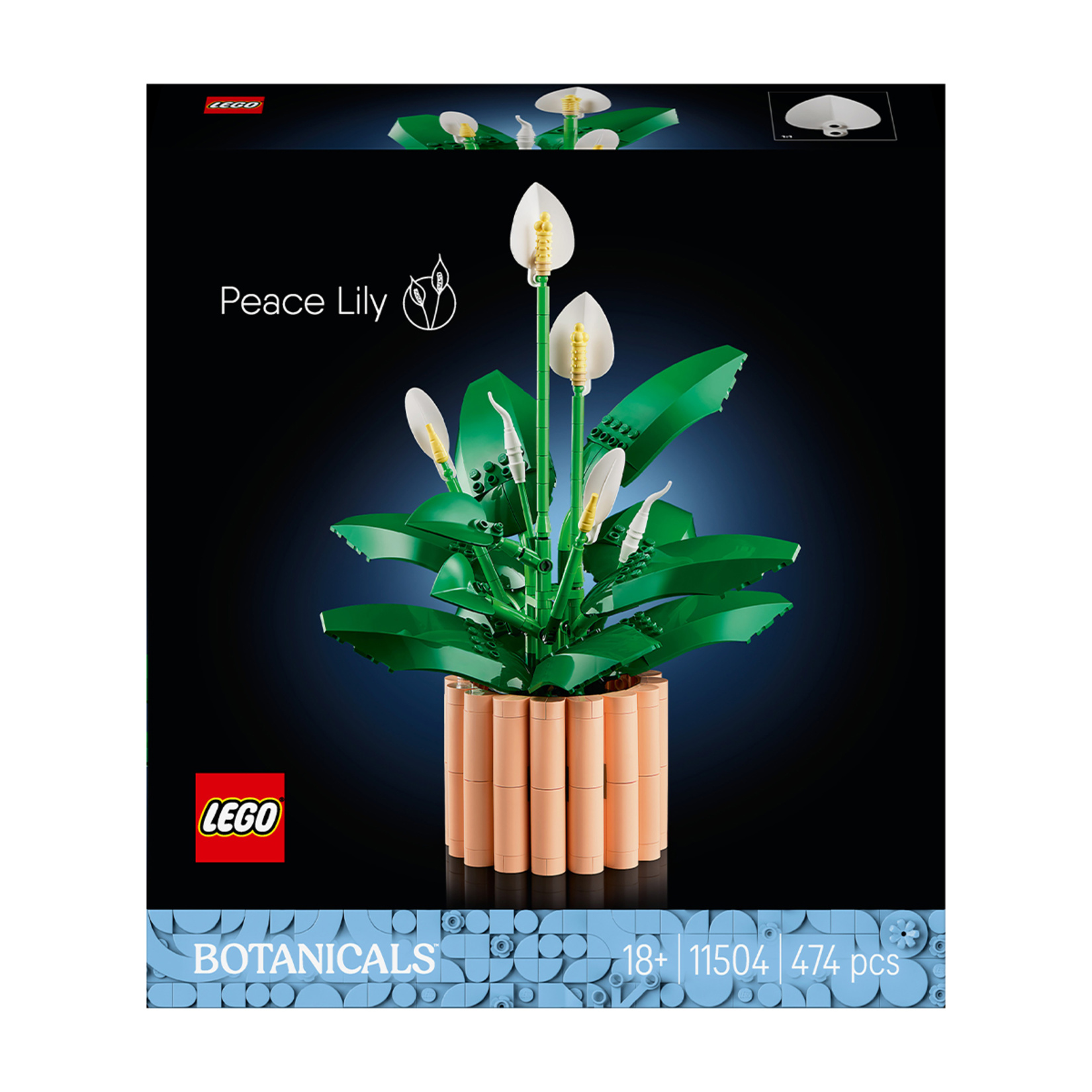 Lego 11504 Botanical Barış Çiçeği 474 Parça - Görsel 1