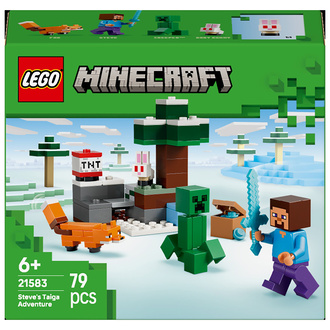 Lego Minecraft Steve'ın Tayga Macerası 21583