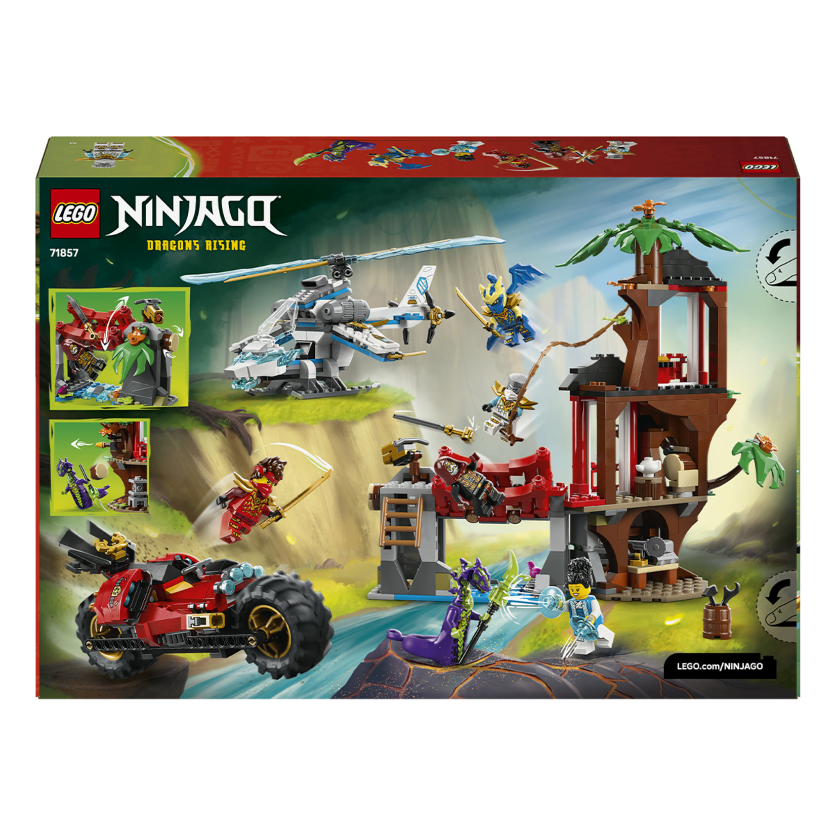 Lego Ninjago 71857 Ninja Aracı Ağaç Ev Savaşı - Görsel 2