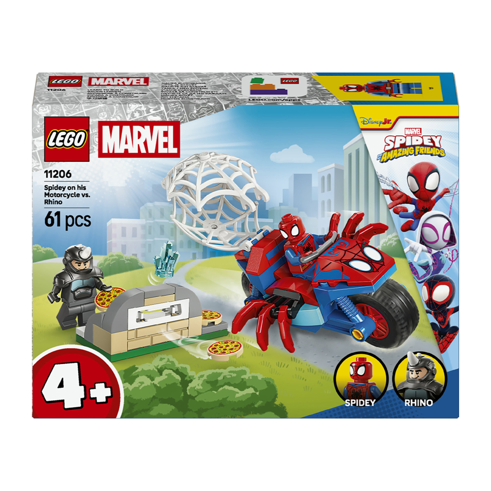 Lego Spidey 11206 Motosikletli Spidey Rhino'ya Karşı - Görsel 1