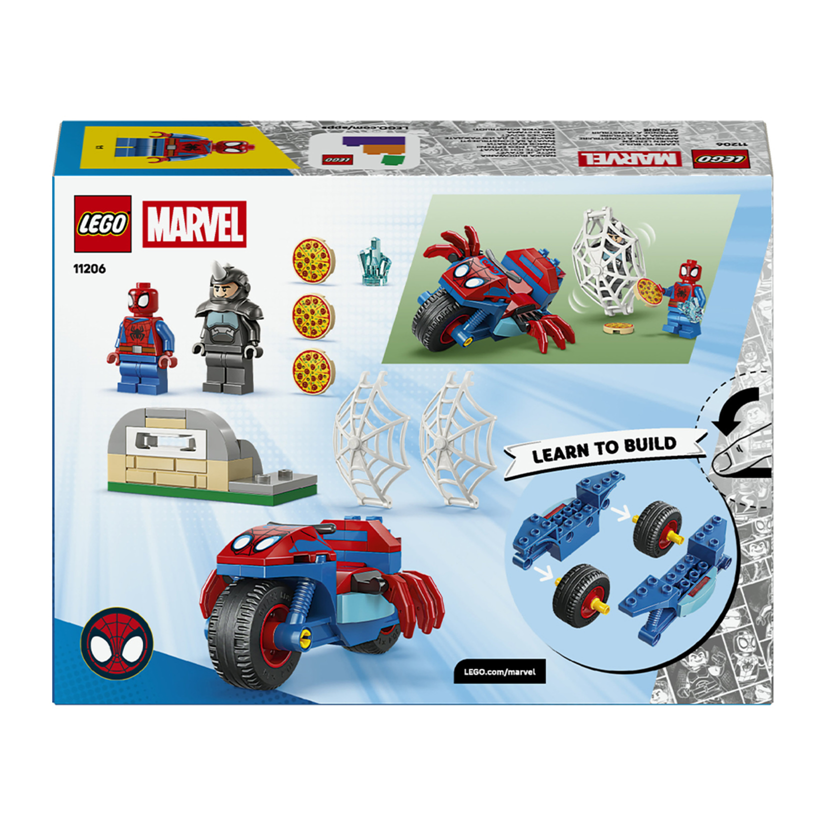 Lego Spidey 11206 Motosikletli Spidey Rhino'ya Karşı - Görsel 2