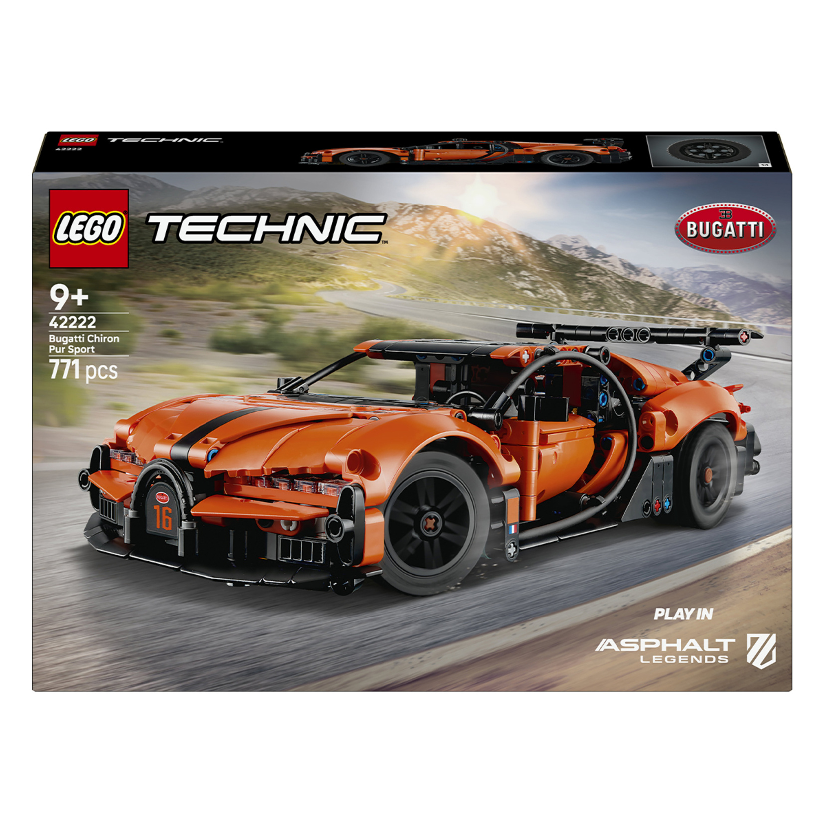 Lego Technic 42222 Bugatti Chiron Pur Sport - Görsel 1