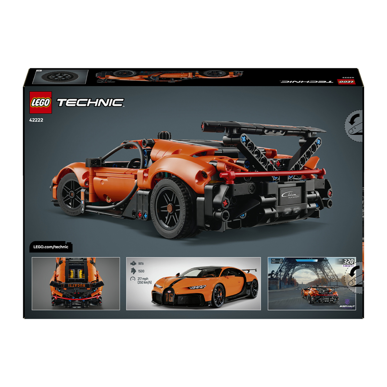 Lego Technic 42222 Bugatti Chiron Pur Sport - Görsel 2