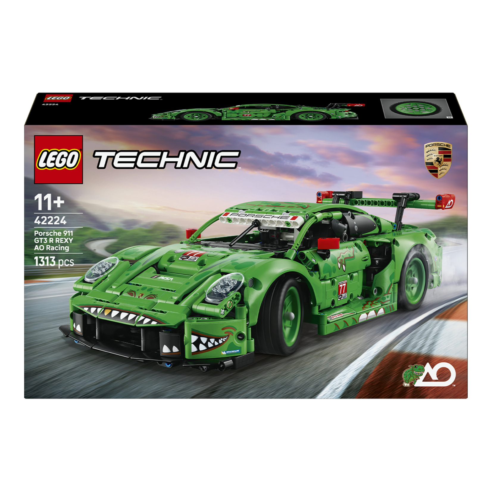 Lego Technic 42224 Porsche 911 GT3 R Rexy Ao Racin - Görsel 1