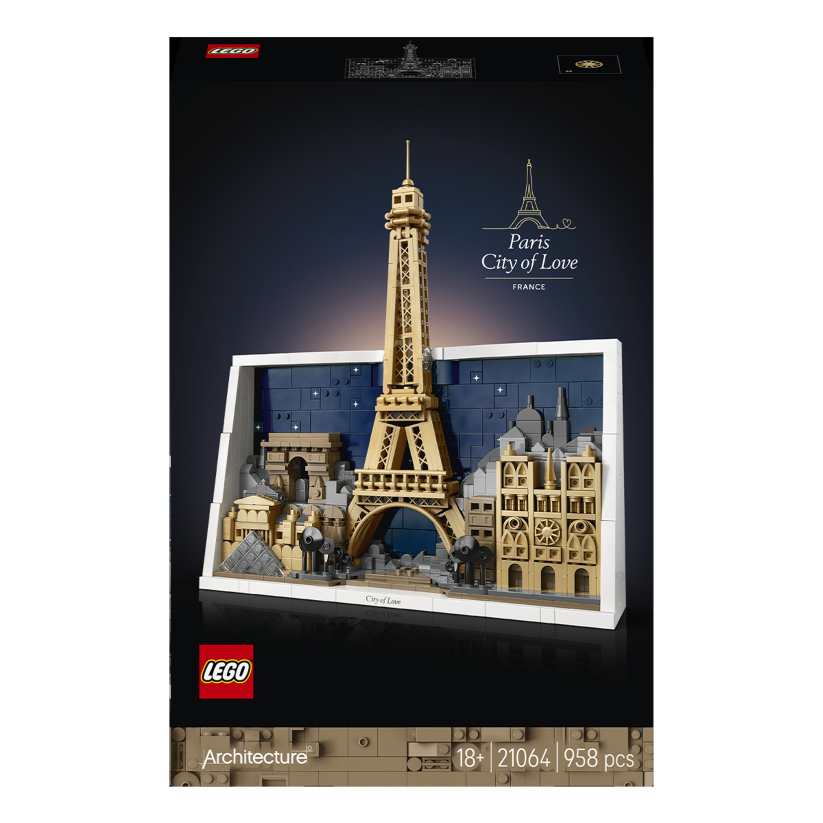 Lego Architecture 21064 Paris Aşıklar Şehri - Görsel 1