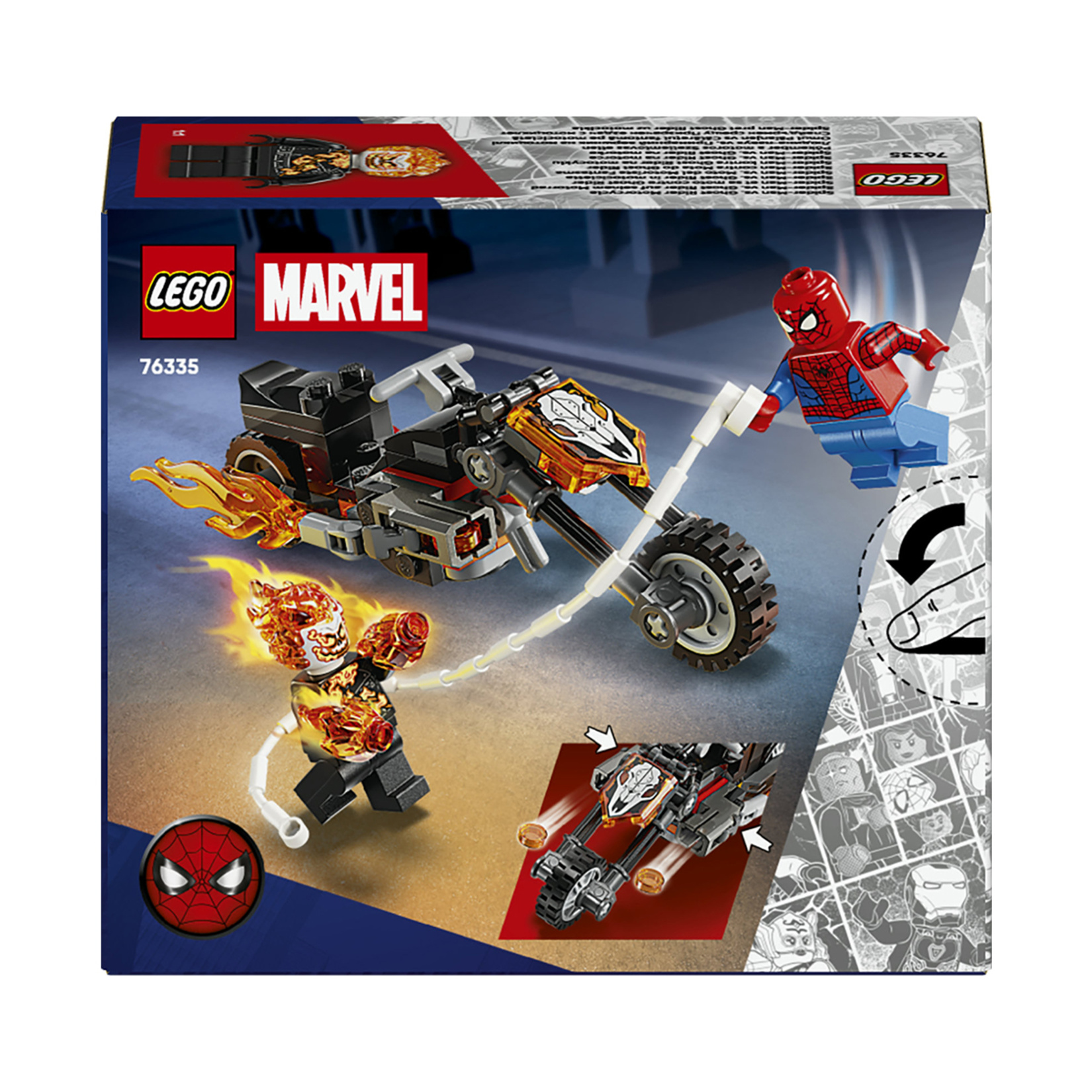 Lego 76335 Super Heroes Örümcek Adam Ghost Rider - Görsel 2