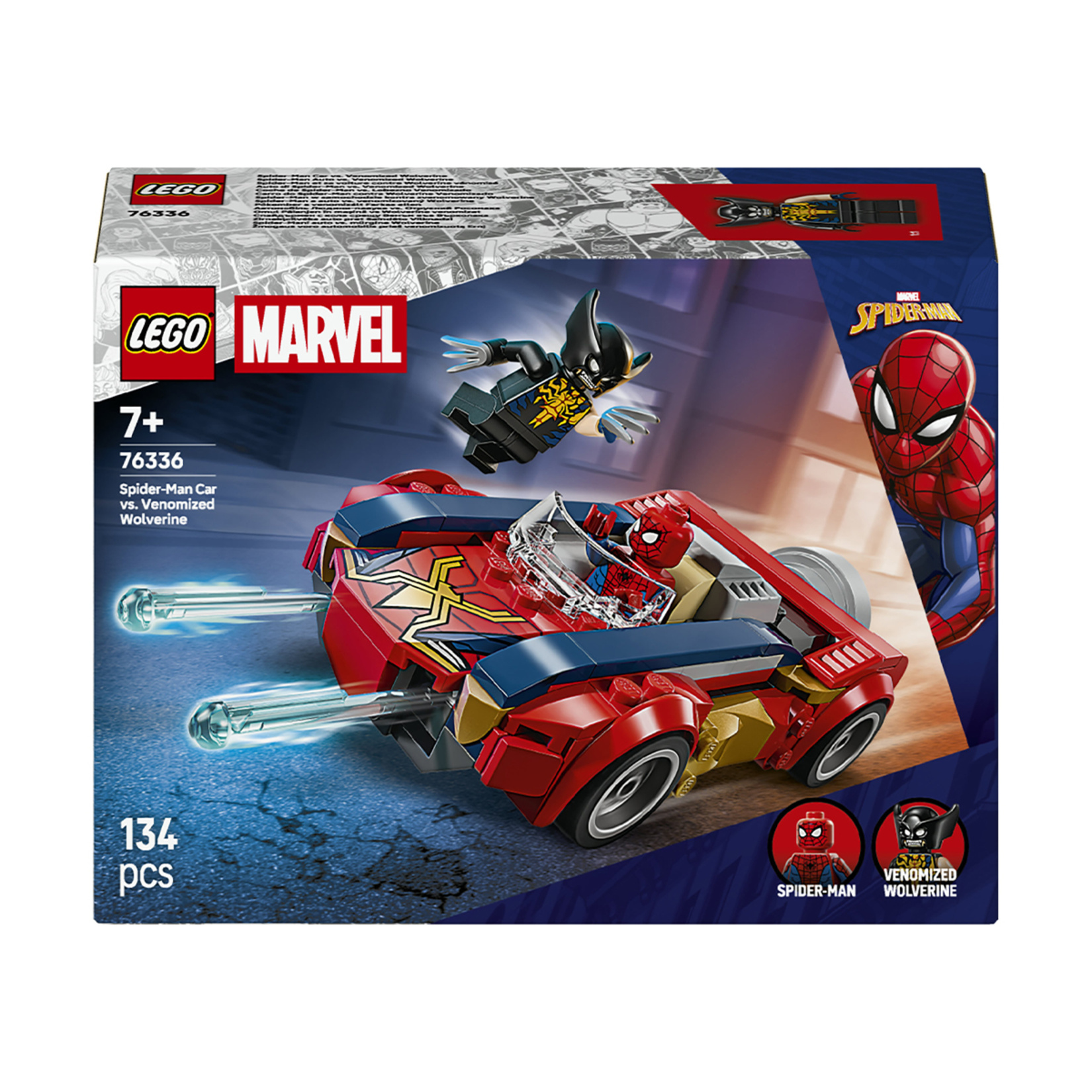 Lego 76336 Super Heroes Örümcek Adam Arabası - Görsel 1